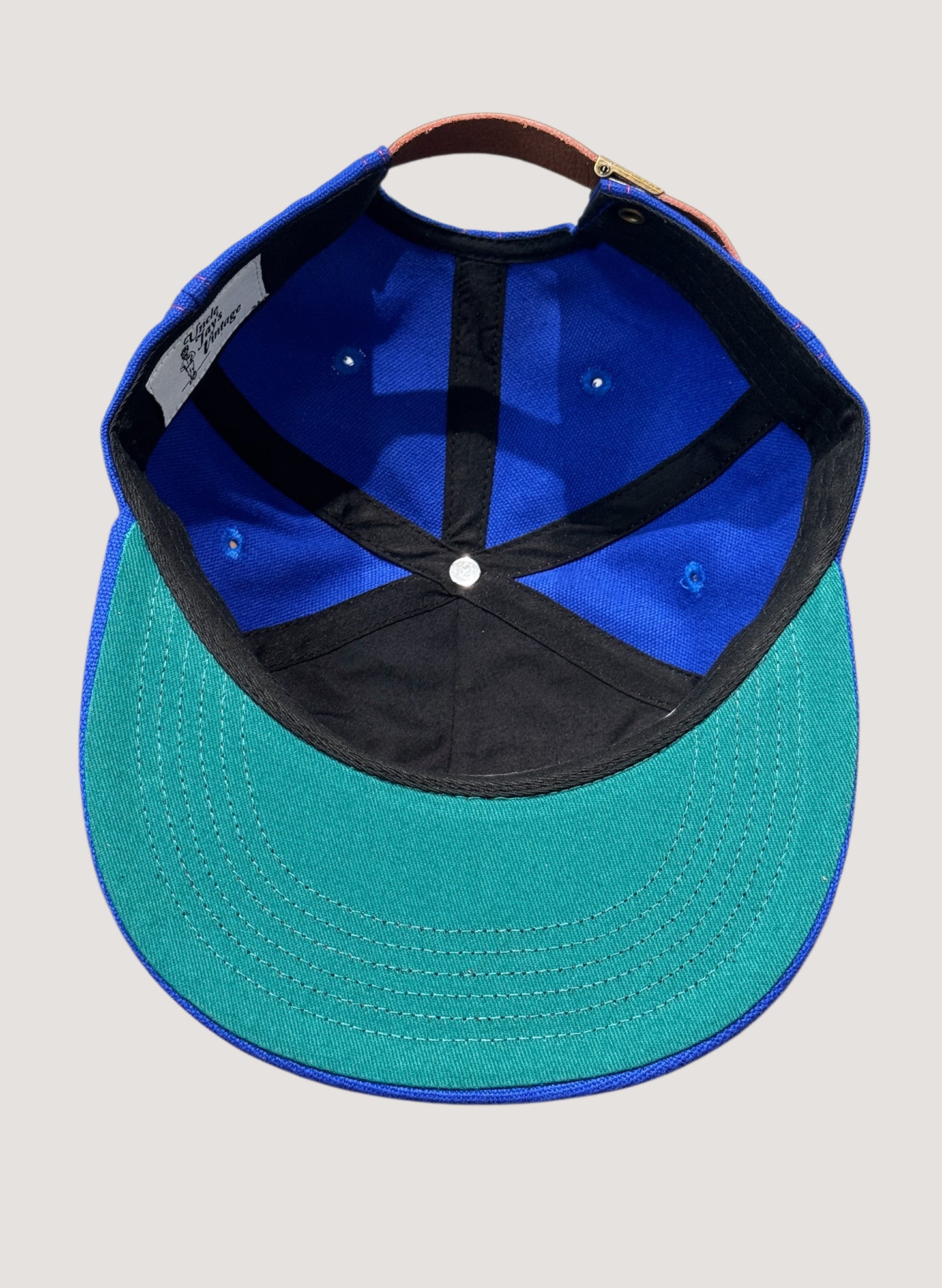 Uncle Jay's Vintage NY Mets Chaintitch Canvas Cap Blue/Orange (UNCLE-017)
