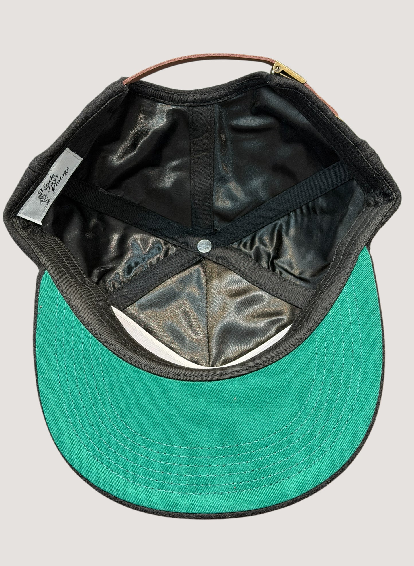 Uncle Jay's Vintage WOOL METS CAP BLACK (UNCLE-009)