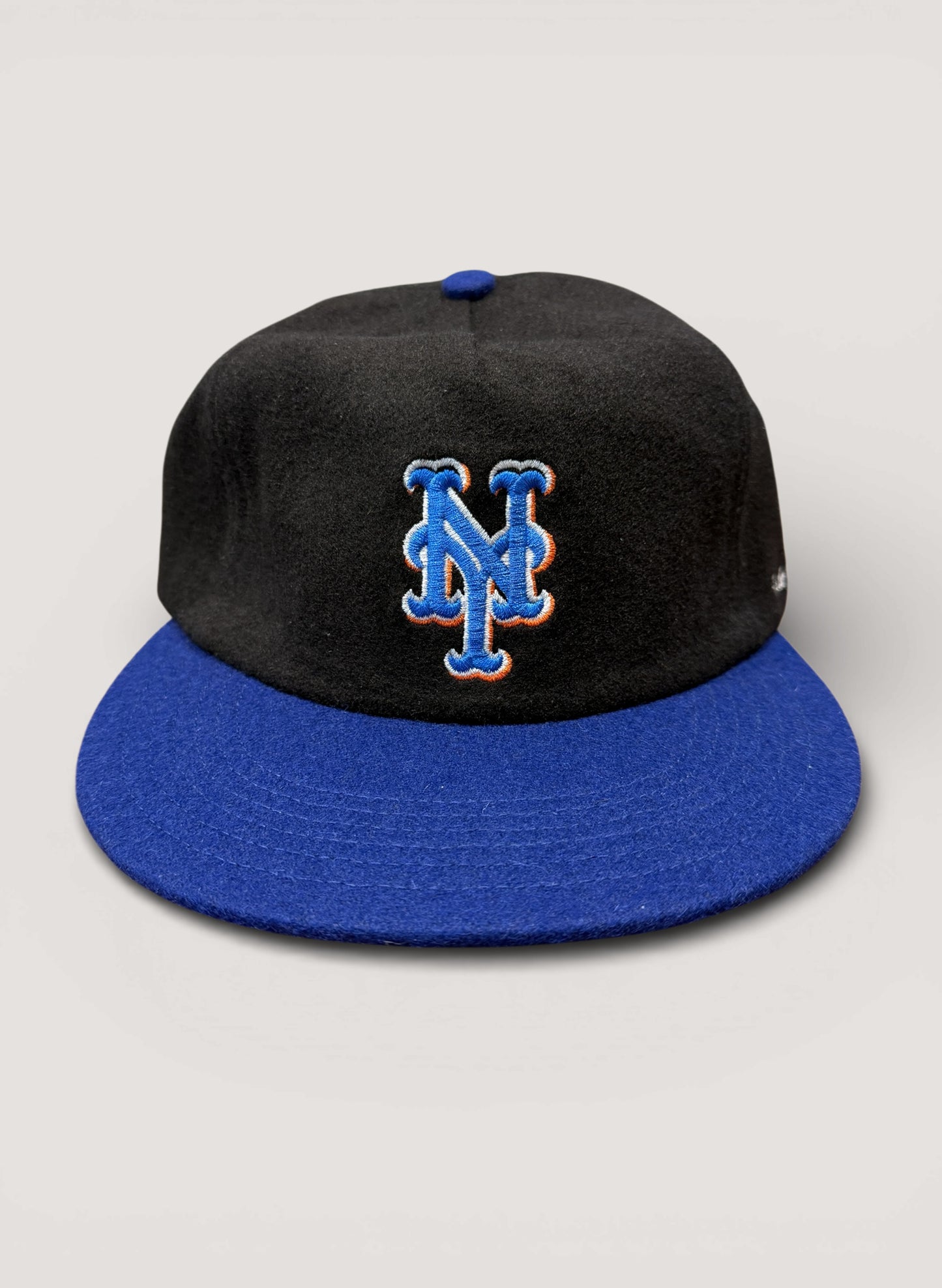 Uncle Jay's Vintage WOOL METS CAP BLACK/BLUE (UNCLE-009)