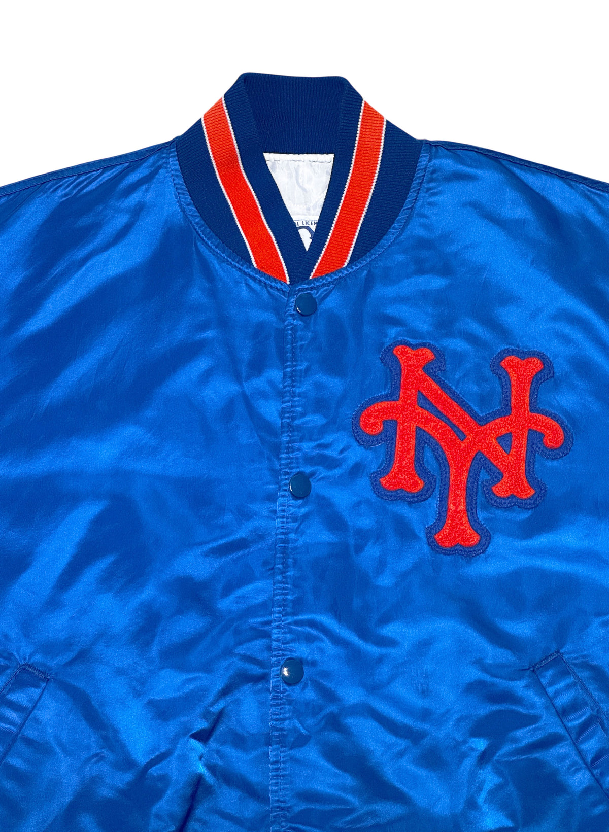 (SUP-871) STARTER NEW YORK METS NYLON QUILTING JACKET - L