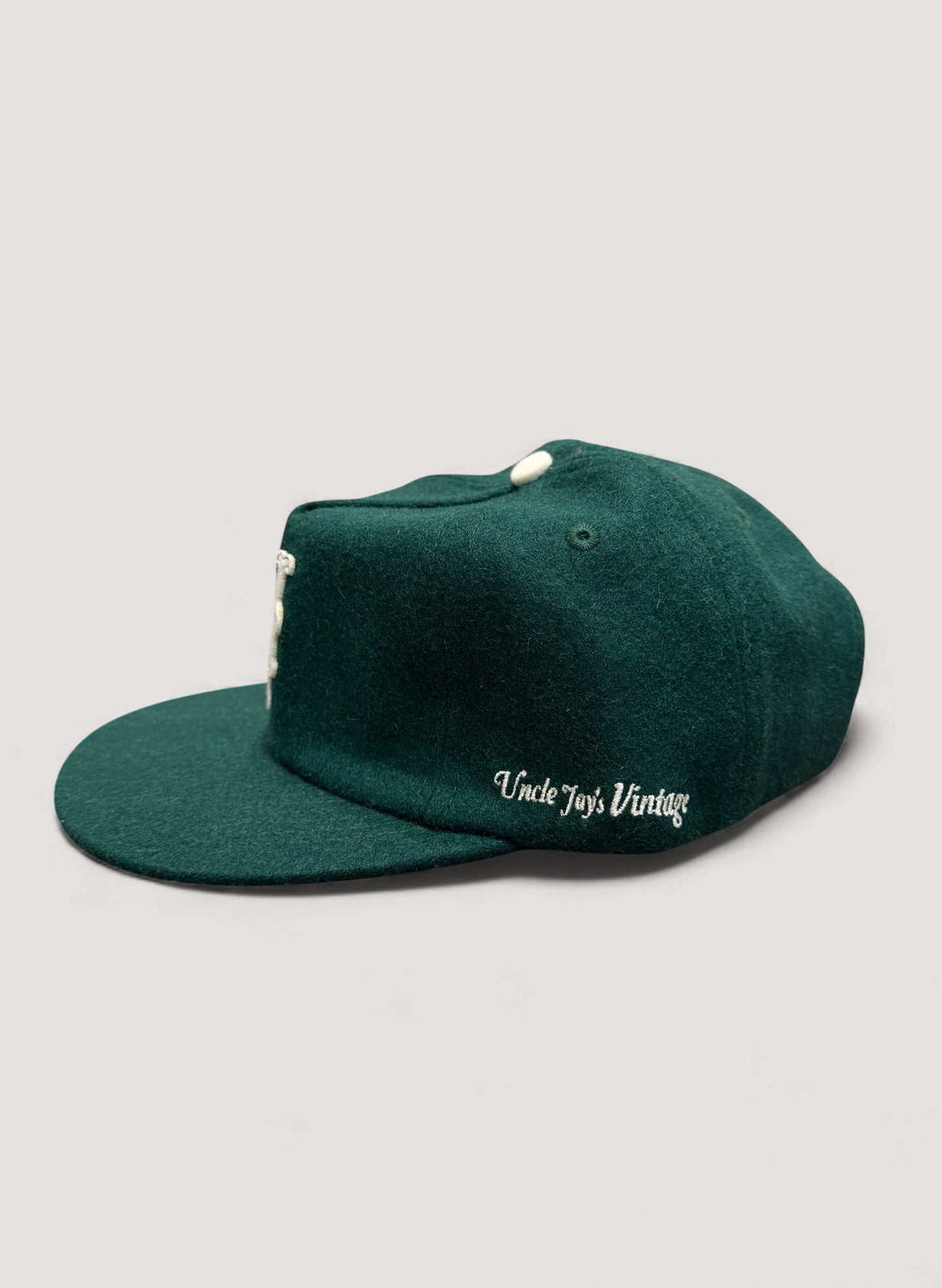 Uncle Jay's Vintage METS FELT PATCH Cap GREEN (UNCLE-003)