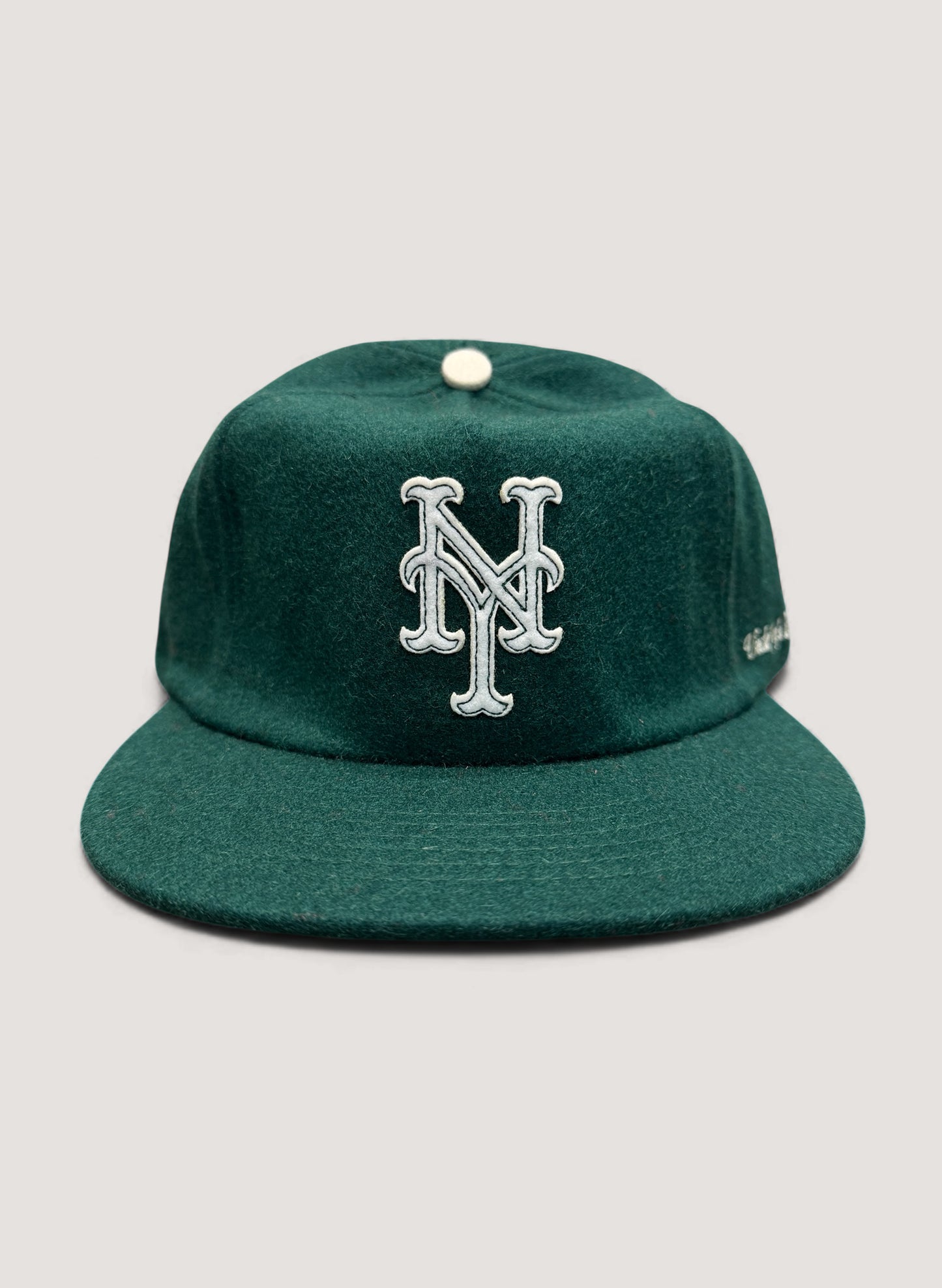 Uncle Jay's Vintage METS FELT PATCH Cap GREEN (UNCLE-003)