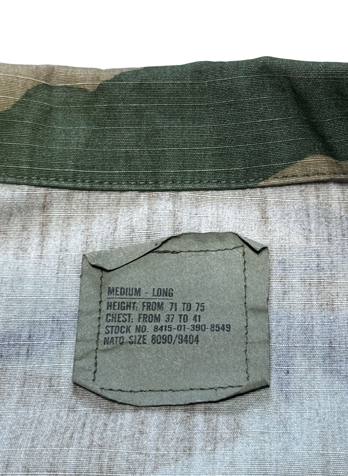 (SUP-848) US MILITARY WOODLAND CAMO RIPSTOP BDU SHIRT (2) - M/L