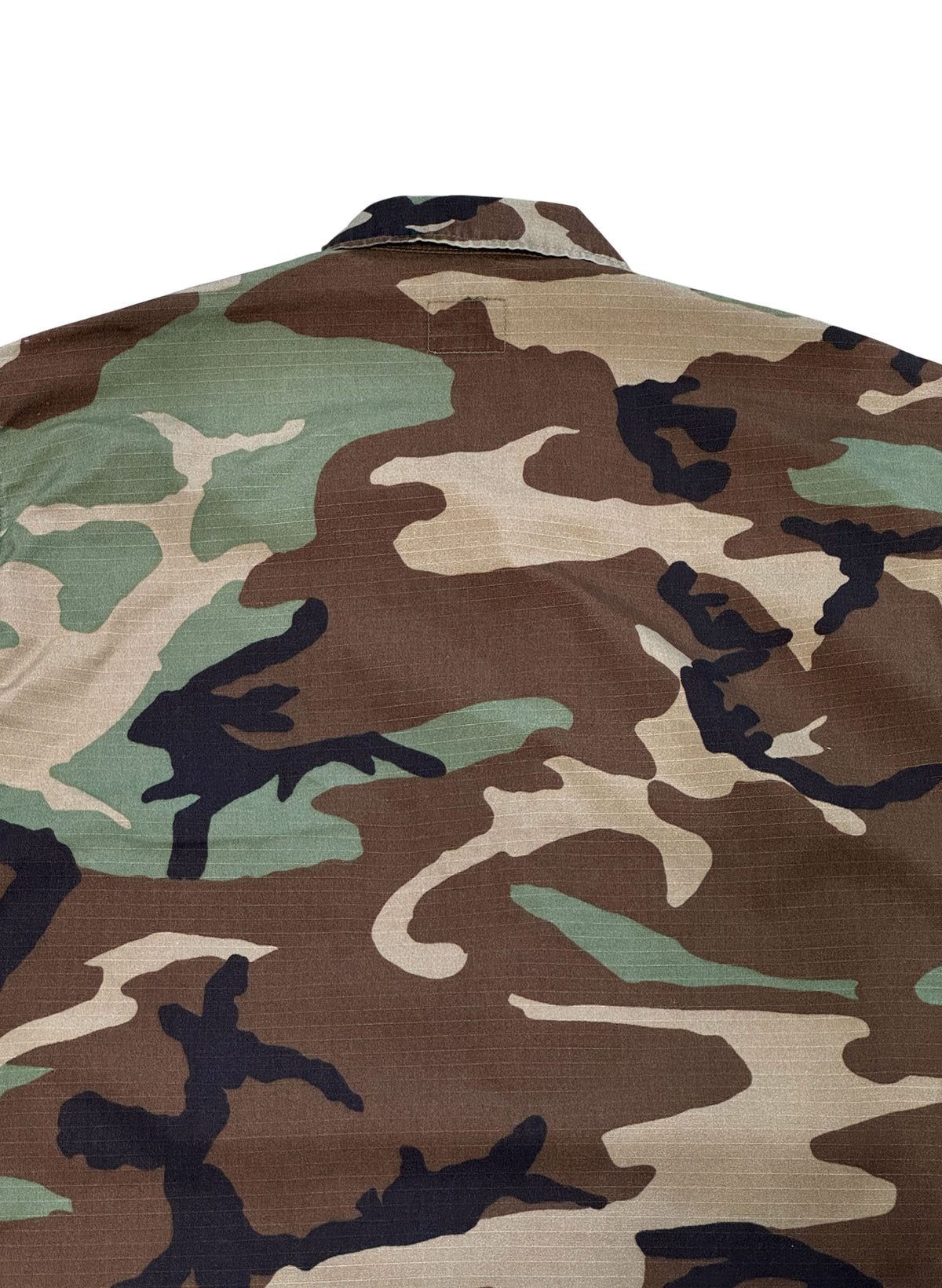 (SUP-846) US MILITARY WOODLAND CAMO RIPSTOP BDU SHIRT "AIR FORCE" - M/R