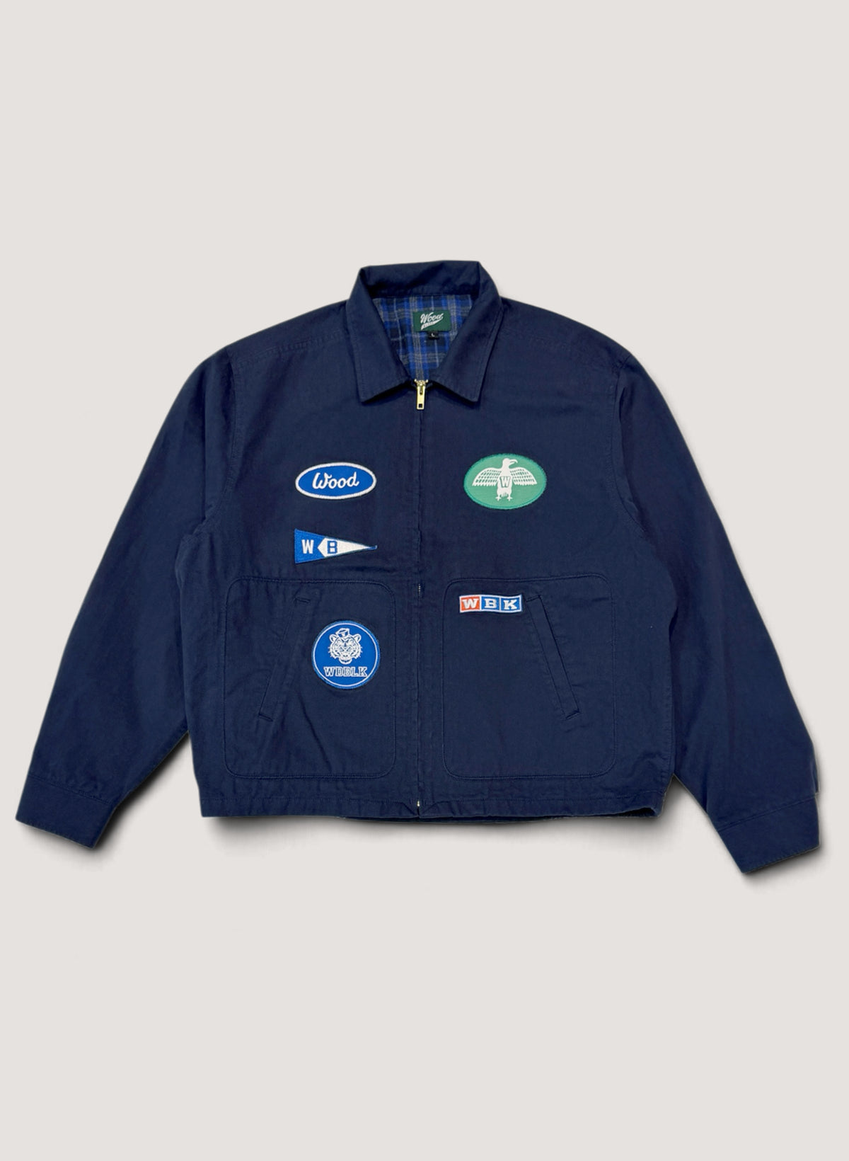 WOODBLOCK BOY SCOUT JACKET NAVY(WB-26AW-004)