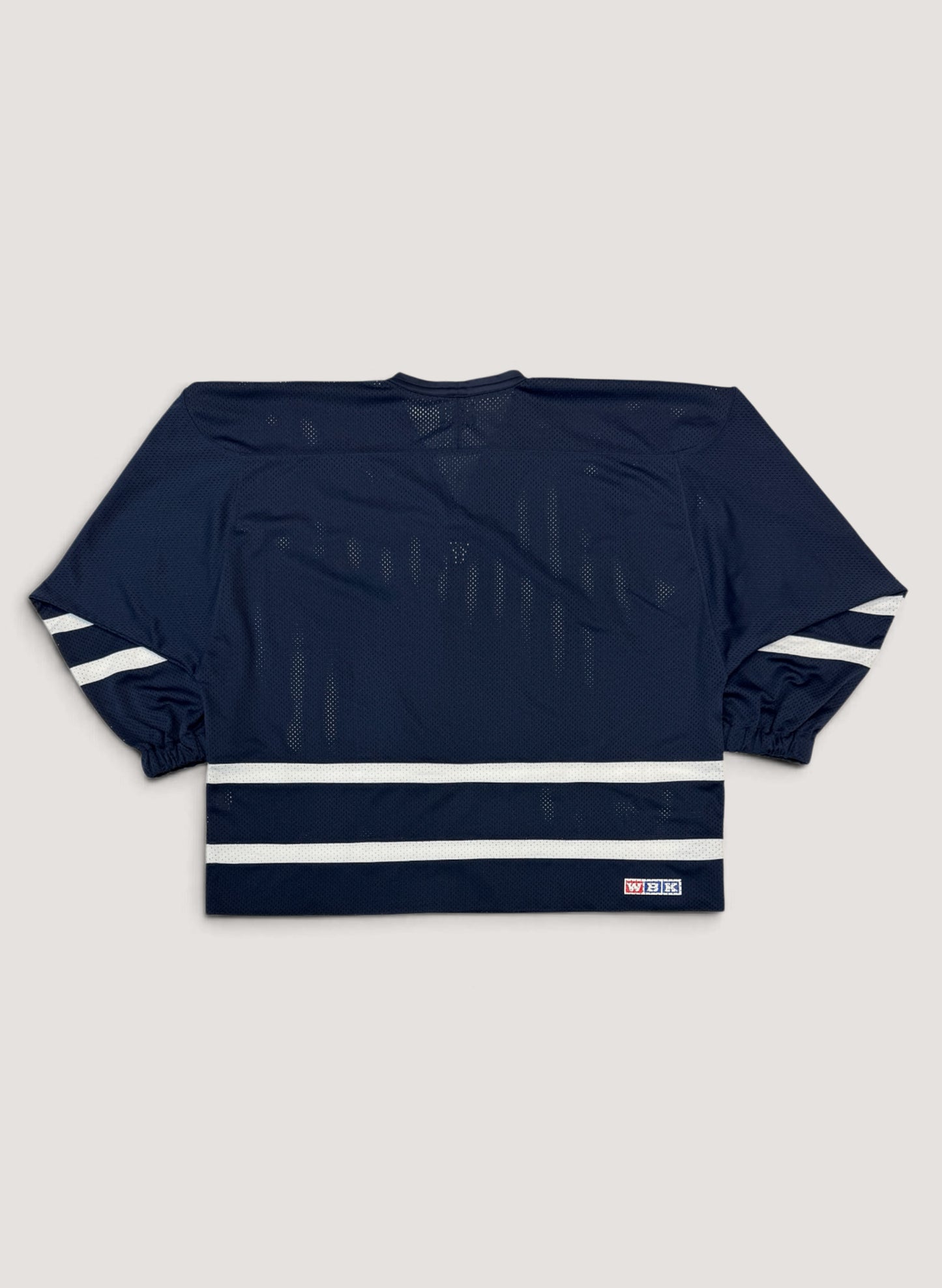 WOODBLOCK LS MESH HOCKEY JERSEY NAVY/WHITE (WB-26AW-001)