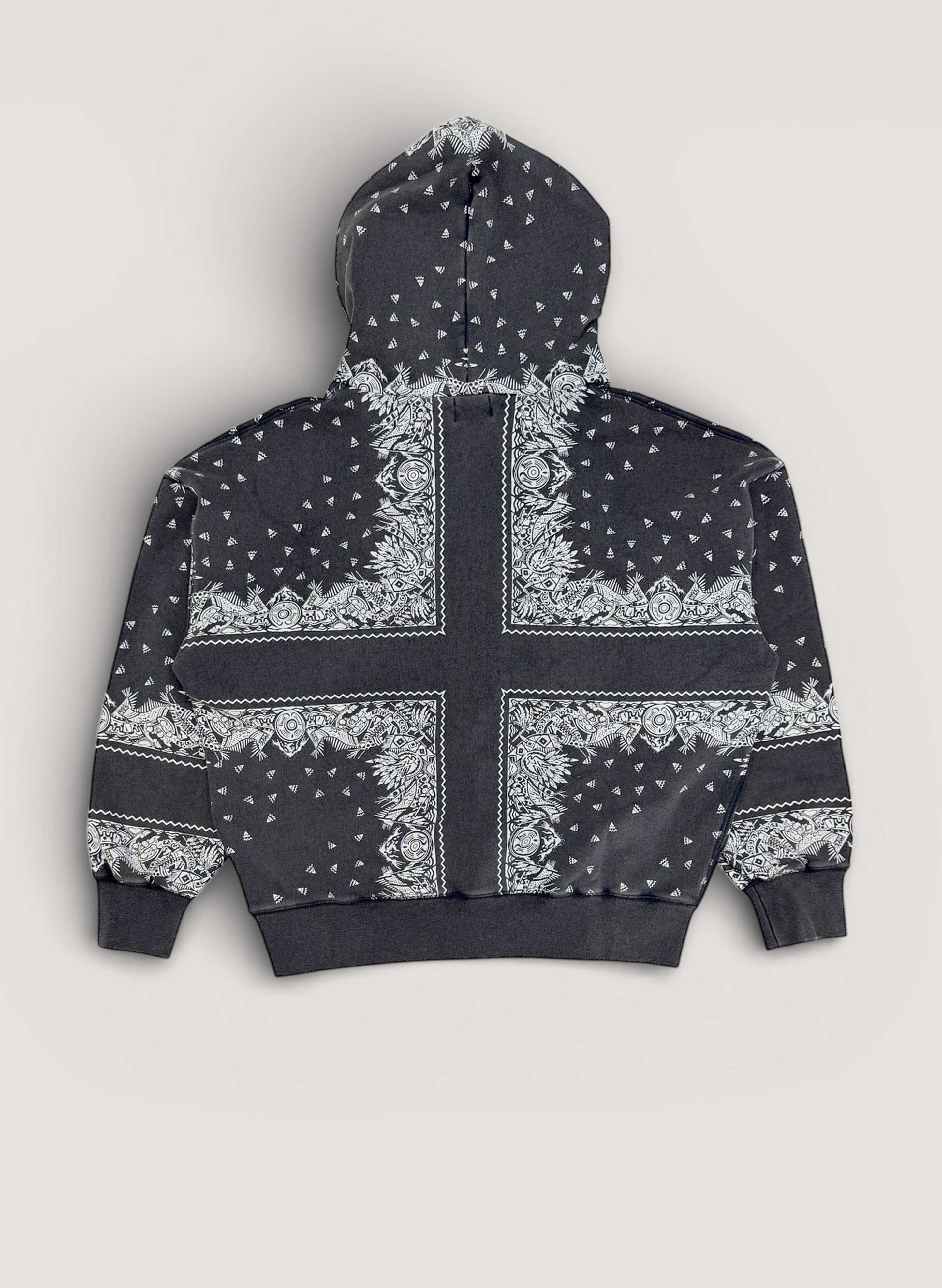 クラブハウス CLUBHAUS Bandana Sweat - Navy M WOODBLOCK BANDANA SWEAT HOODIE NAVY (WB-26SS-001)