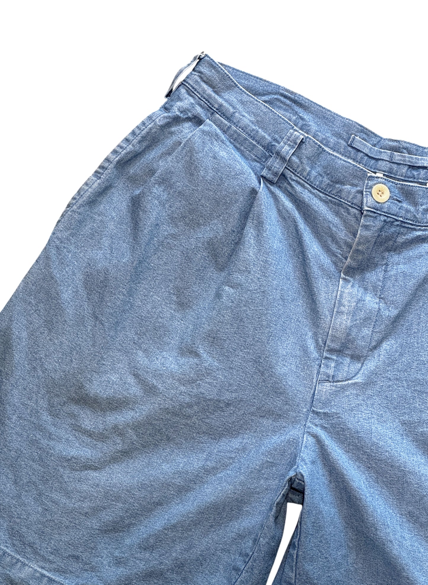 (SUP-660) NAUTICA CHAMBRAY 2TUCK SHORTS