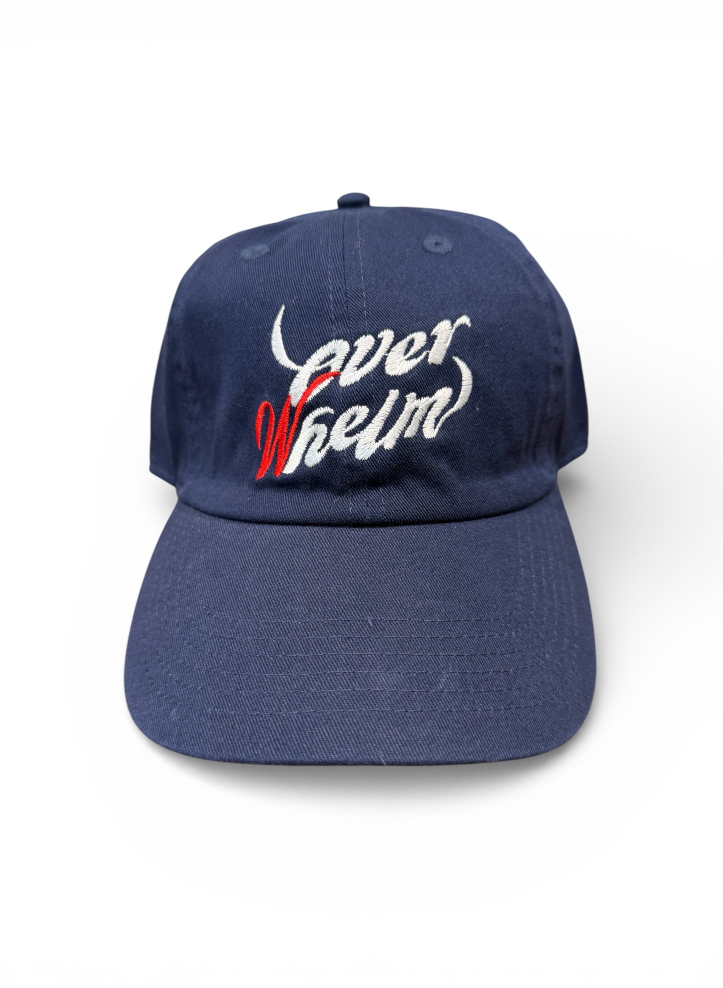 WOODBLOCK x OVERWHELM SOUVENIR CAP NAVY (WB-26SS-008)