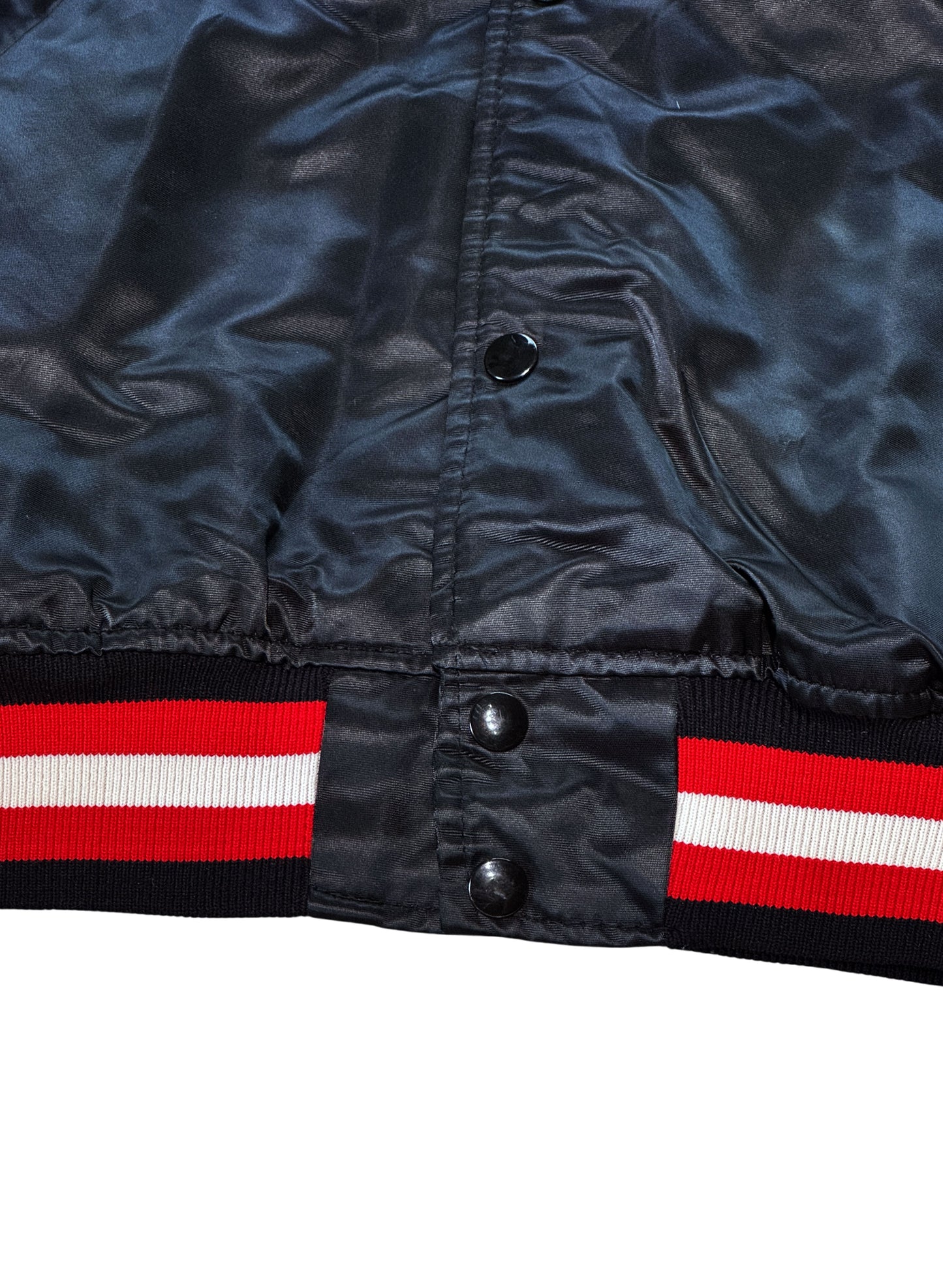(SUP-773) STARTER NHL CHICAGO BLACKHAWKS NYLON STADIUM JACKET - MADE IN U.S.A.