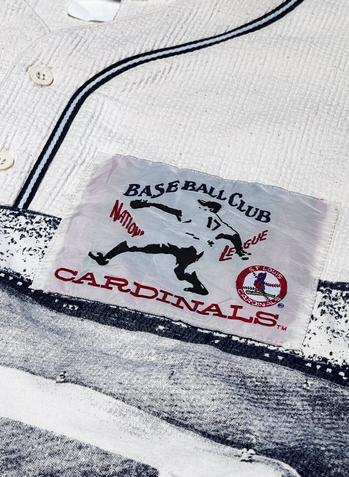 (SUP-859) 90s NIKE x MLB ST.LOUIS CARDINALS LAYERING BASEBALL SHIRT - XL