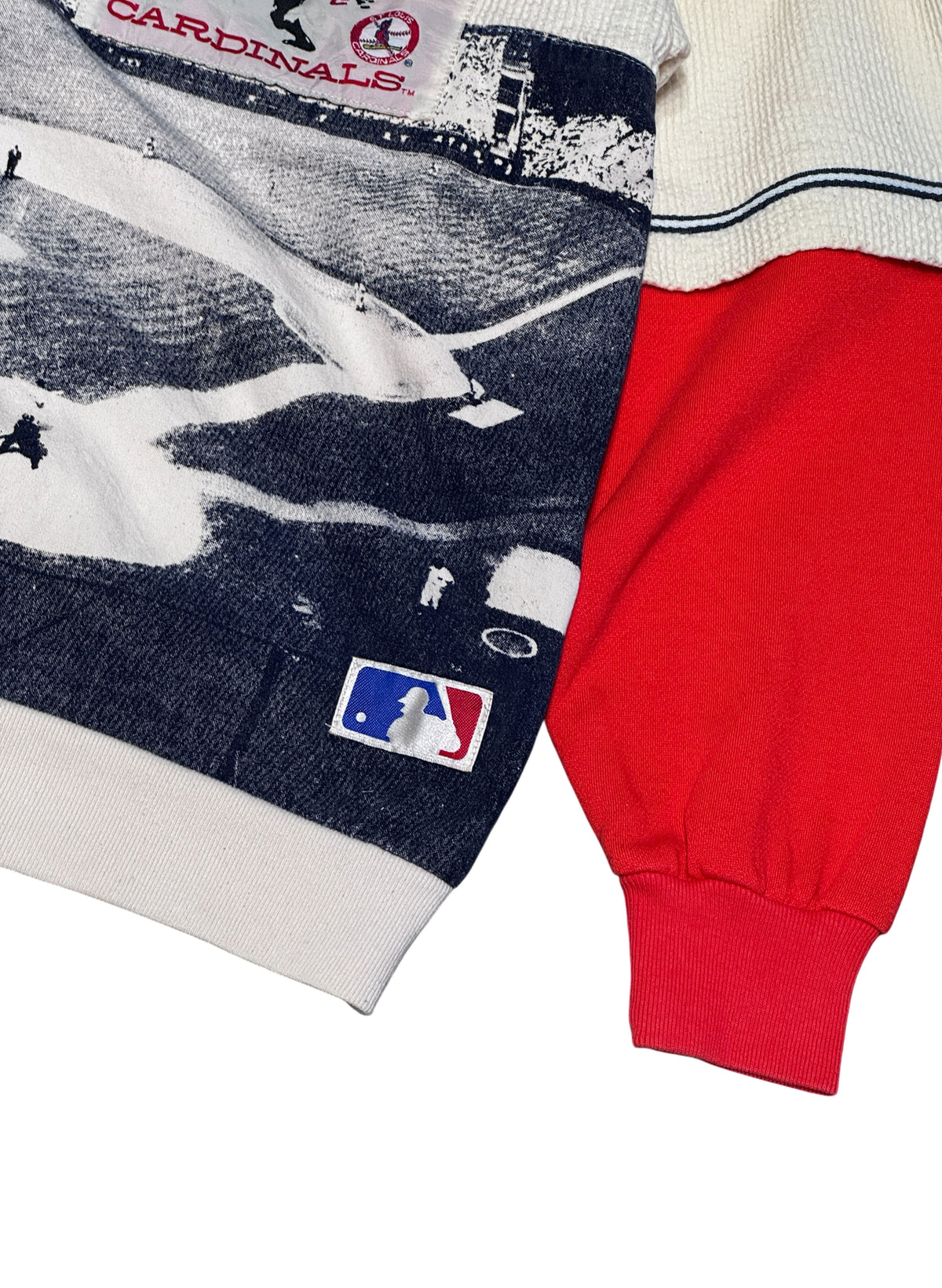 (SUP-859) 90s NIKE x MLB ST.LOUIS CARDINALS LAYERING BASEBALL SHIRT - XL