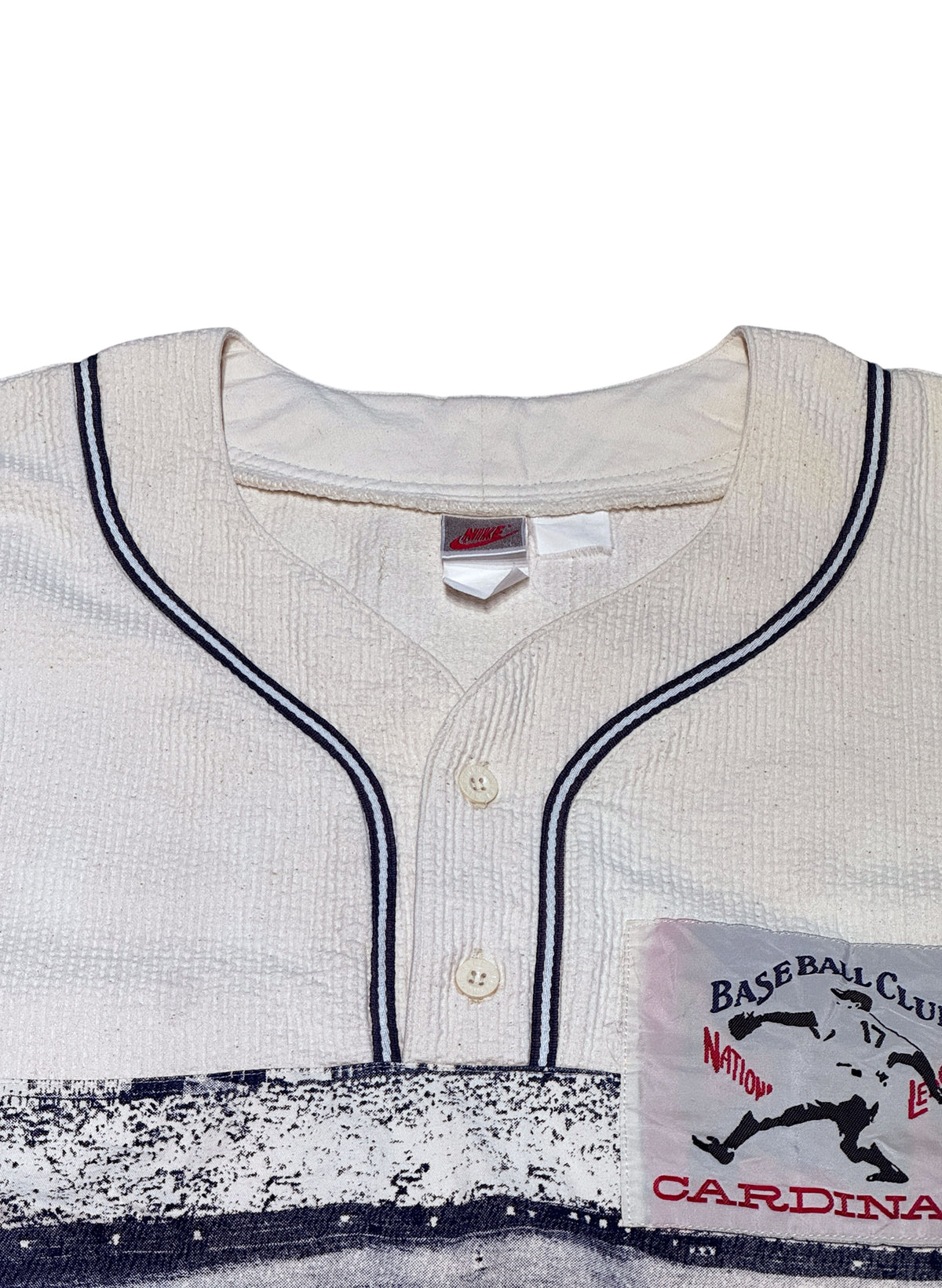 (SUP-859) 90s NIKE x MLB ST.LOUIS CARDINALS LAYERING BASEBALL SHIRT - XL