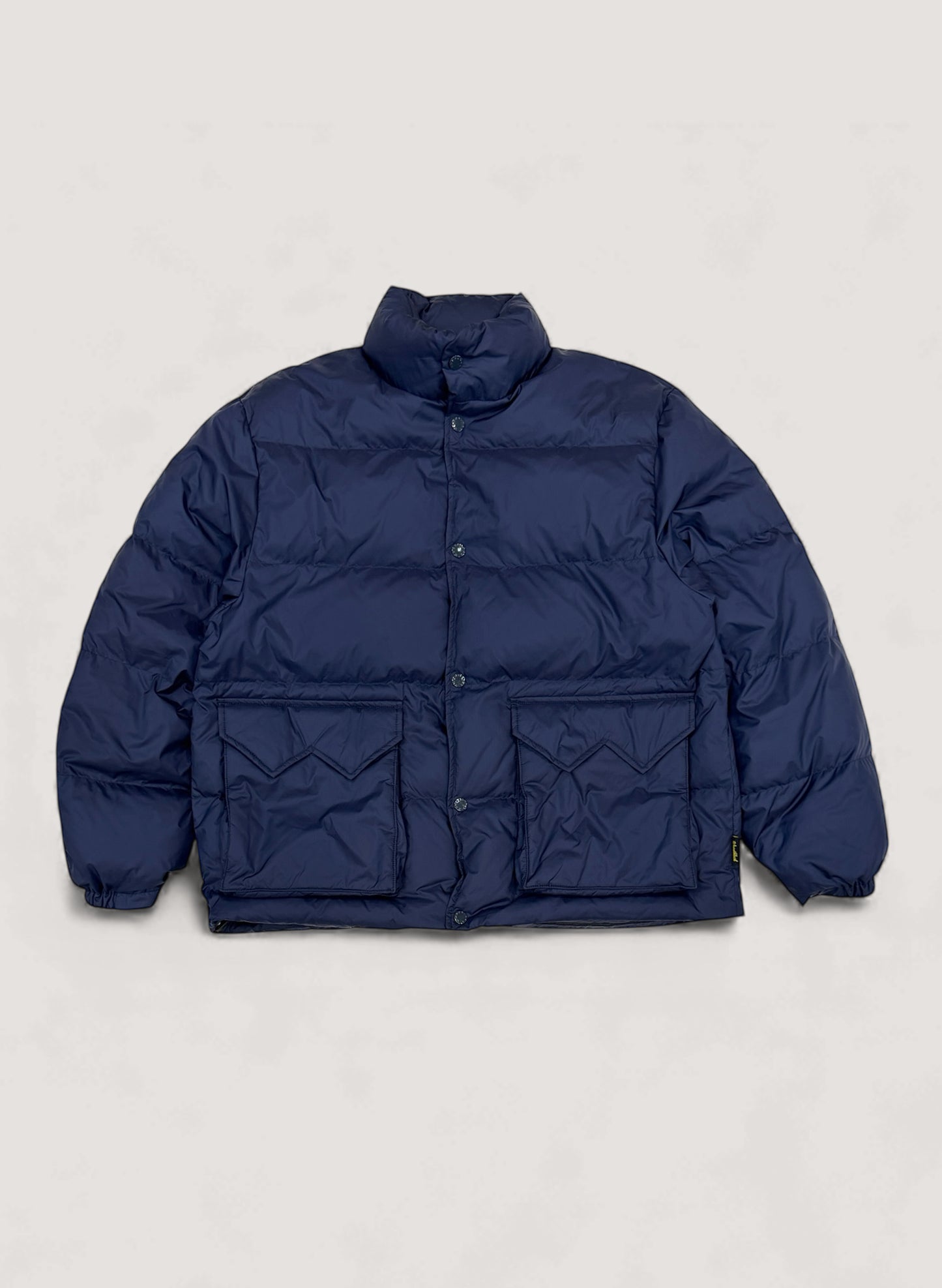 WOODBLOCK W FLAP DOWN JACKET NAVY (WB-25AW-014)