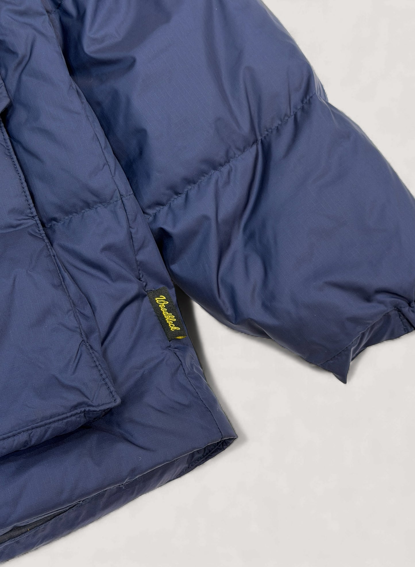 WOODBLOCK W FLAP DOWN JACKET NAVY (WB-25AW-014)