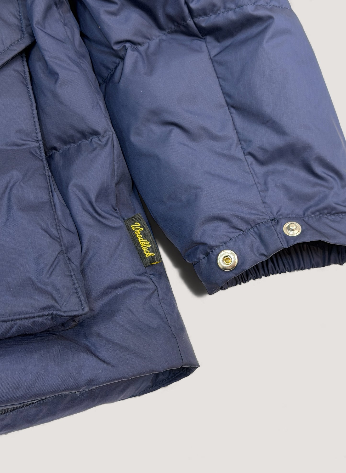 WOODBLOCK W FLAP DOWN JACKET NAVY (WB-25AW-014)