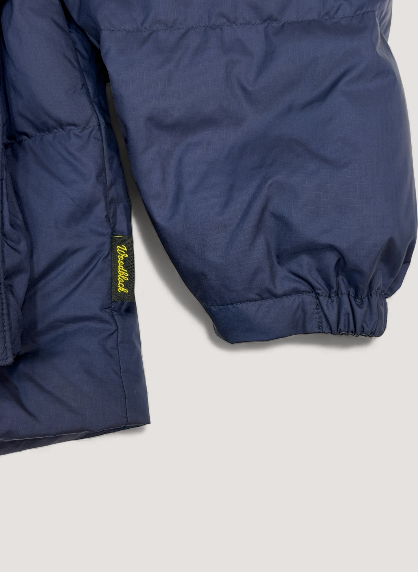 WOODBLOCK W FLAP DOWN JACKET NAVY (WB-25AW-014)