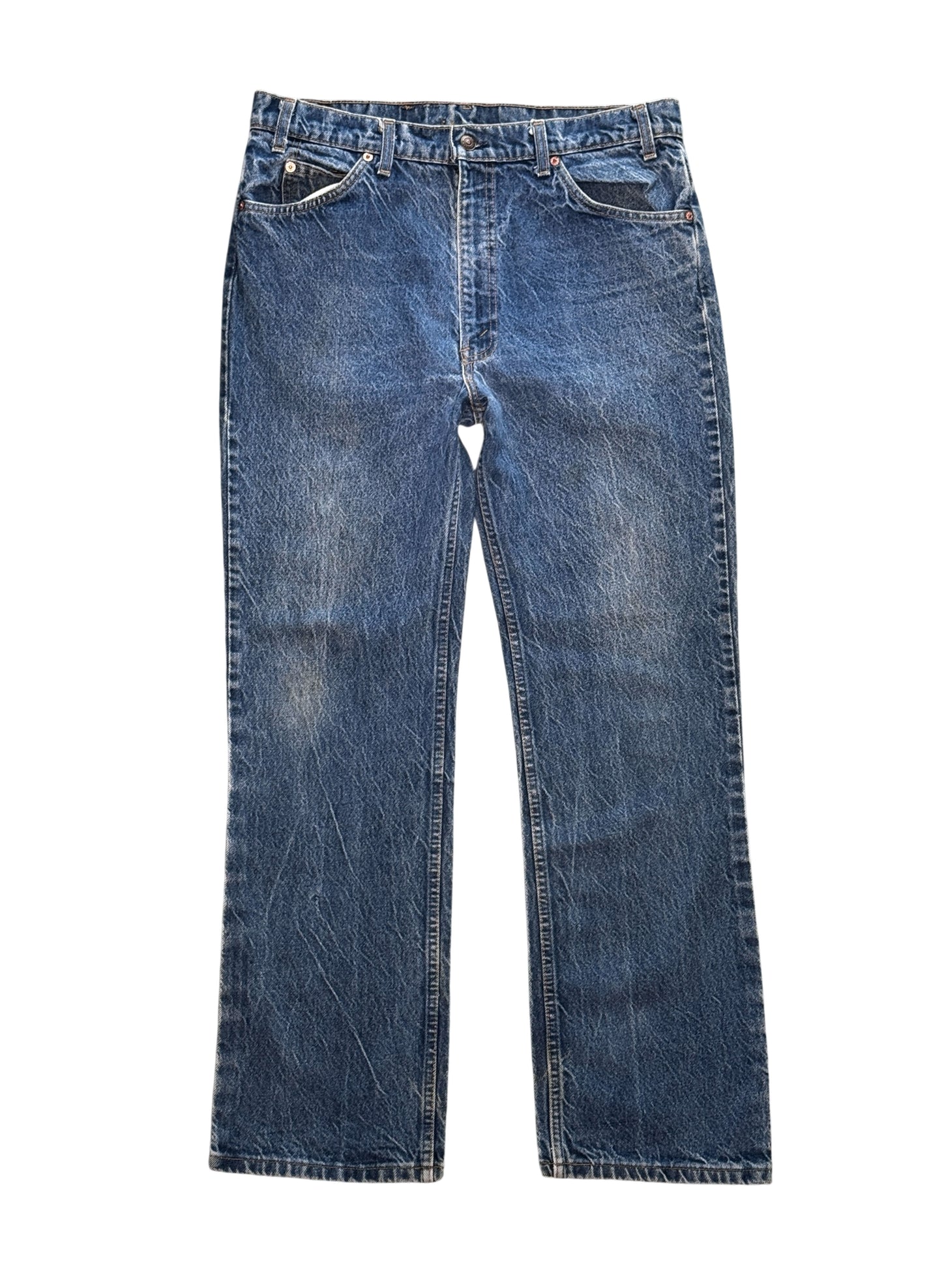 (SUP-650) 90s LEVI'S 517 BOOT CUT "NO LABEL" "NO TAB" - MADE IN U.S.A.