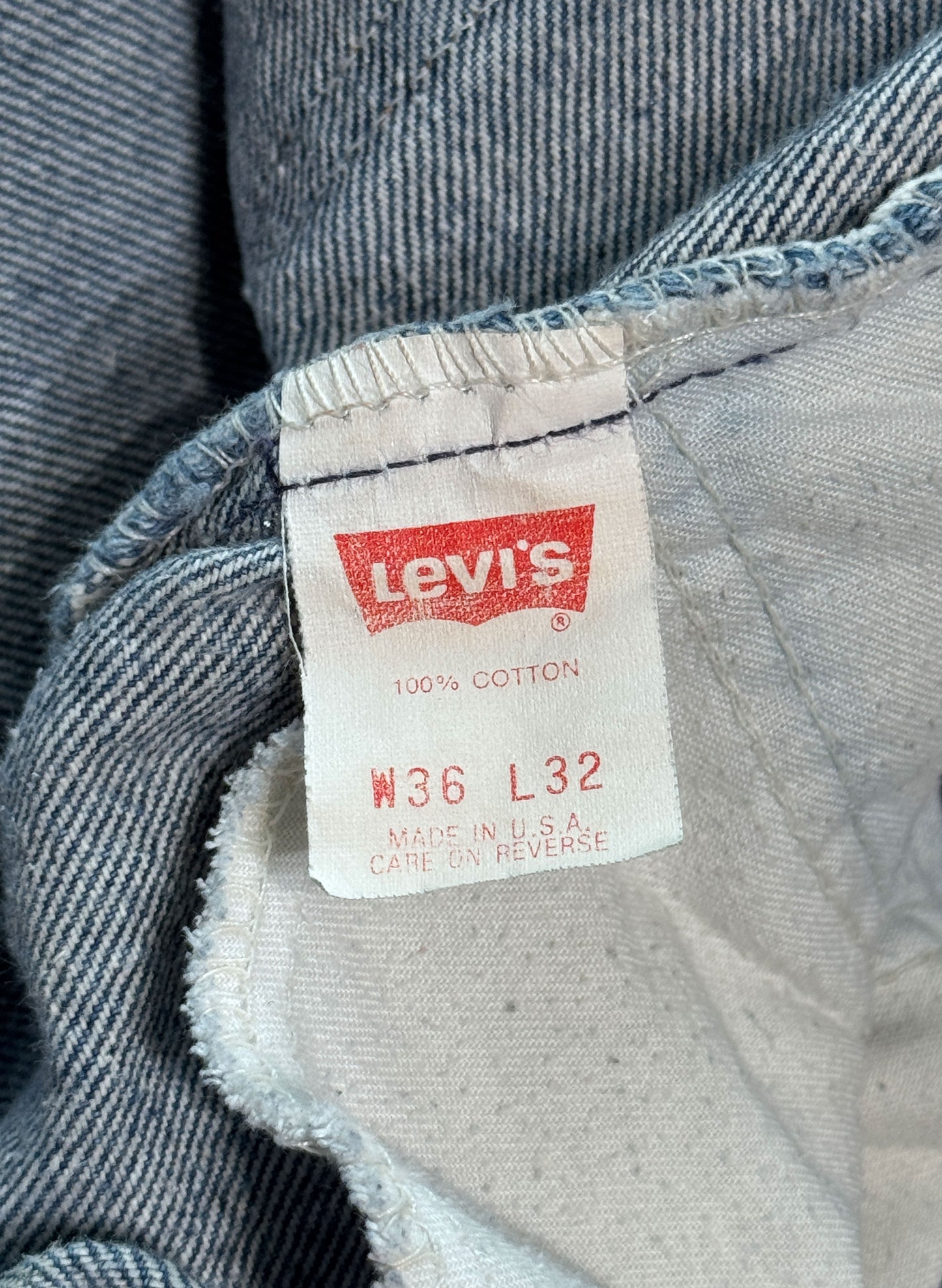 (SUP-650) 90s LEVI'S 517 BOOT CUT "NO LABEL" "NO TAB" - MADE IN U.S.A.