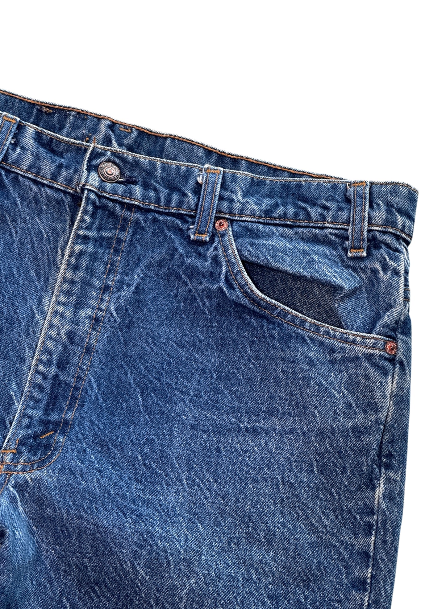 (SUP-650) 90s LEVI'S 517 BOOT CUT "NO LABEL" "NO TAB" - MADE IN U.S.A.