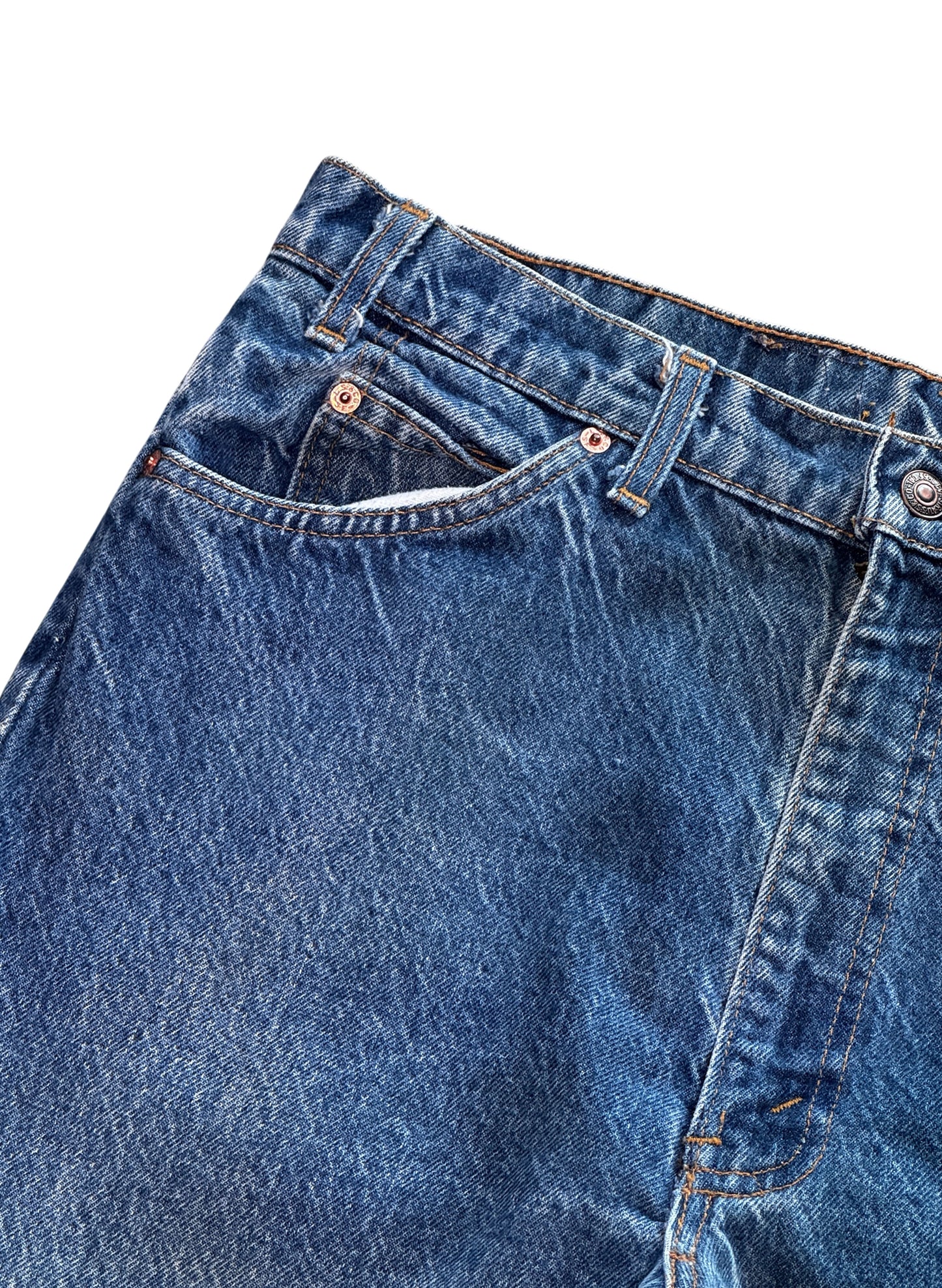 (SUP-650) 90s LEVI'S 517 BOOT CUT "NO LABEL" "NO TAB" - MADE IN U.S.A.