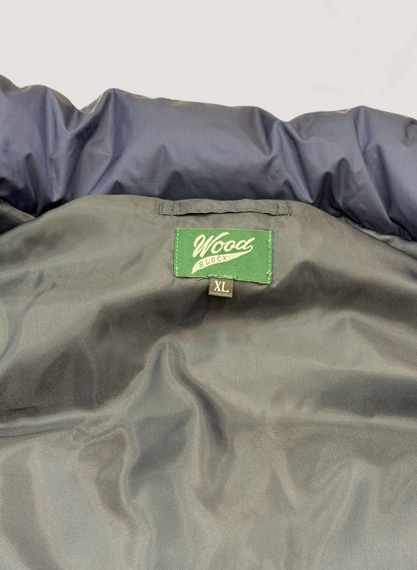 WOODBLOCK W FLAP DOWN VEST NAVY (WB-25AW-013)