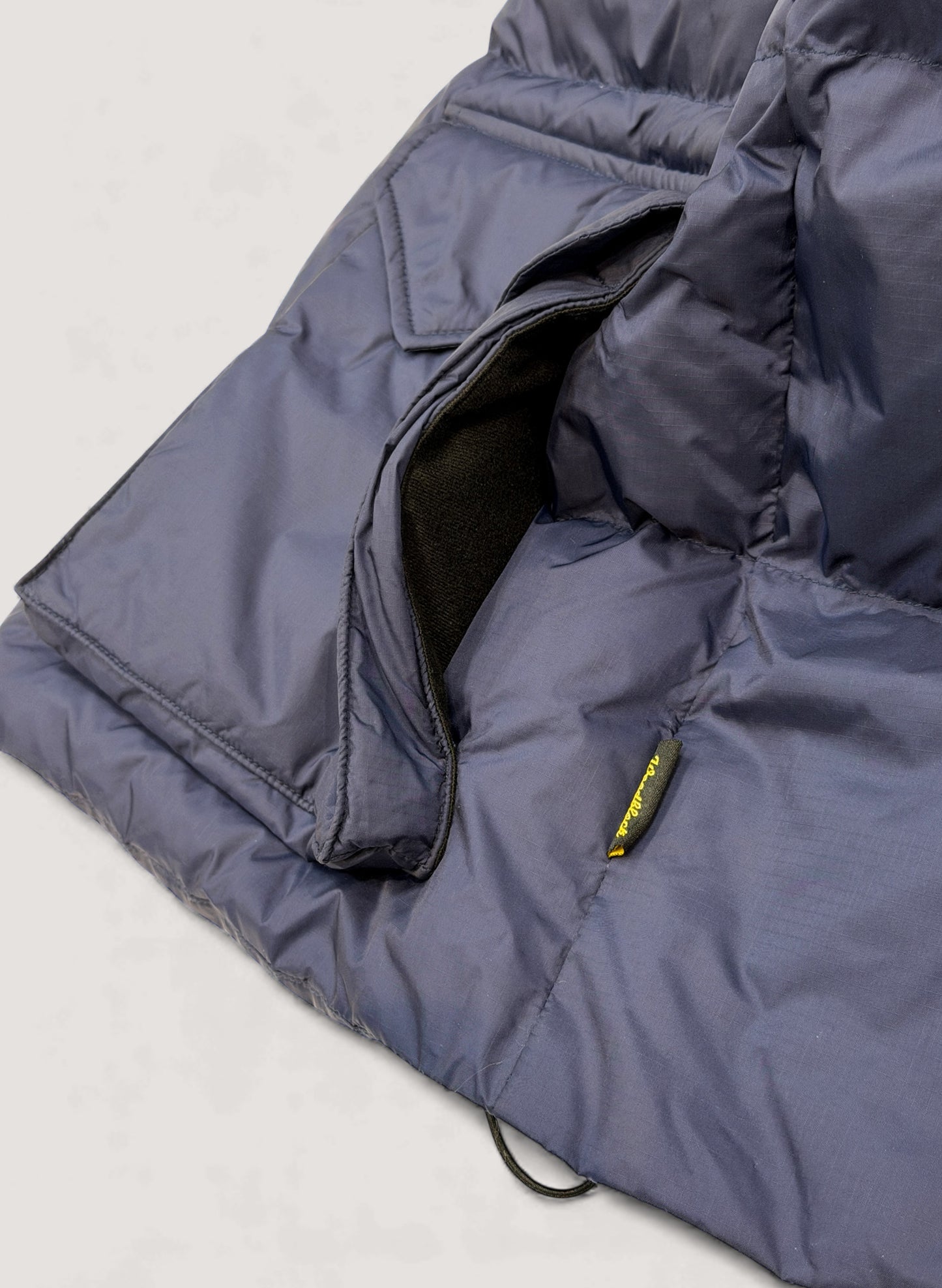 WOODBLOCK W FLAP DOWN VEST NAVY (WB-25AW-013)