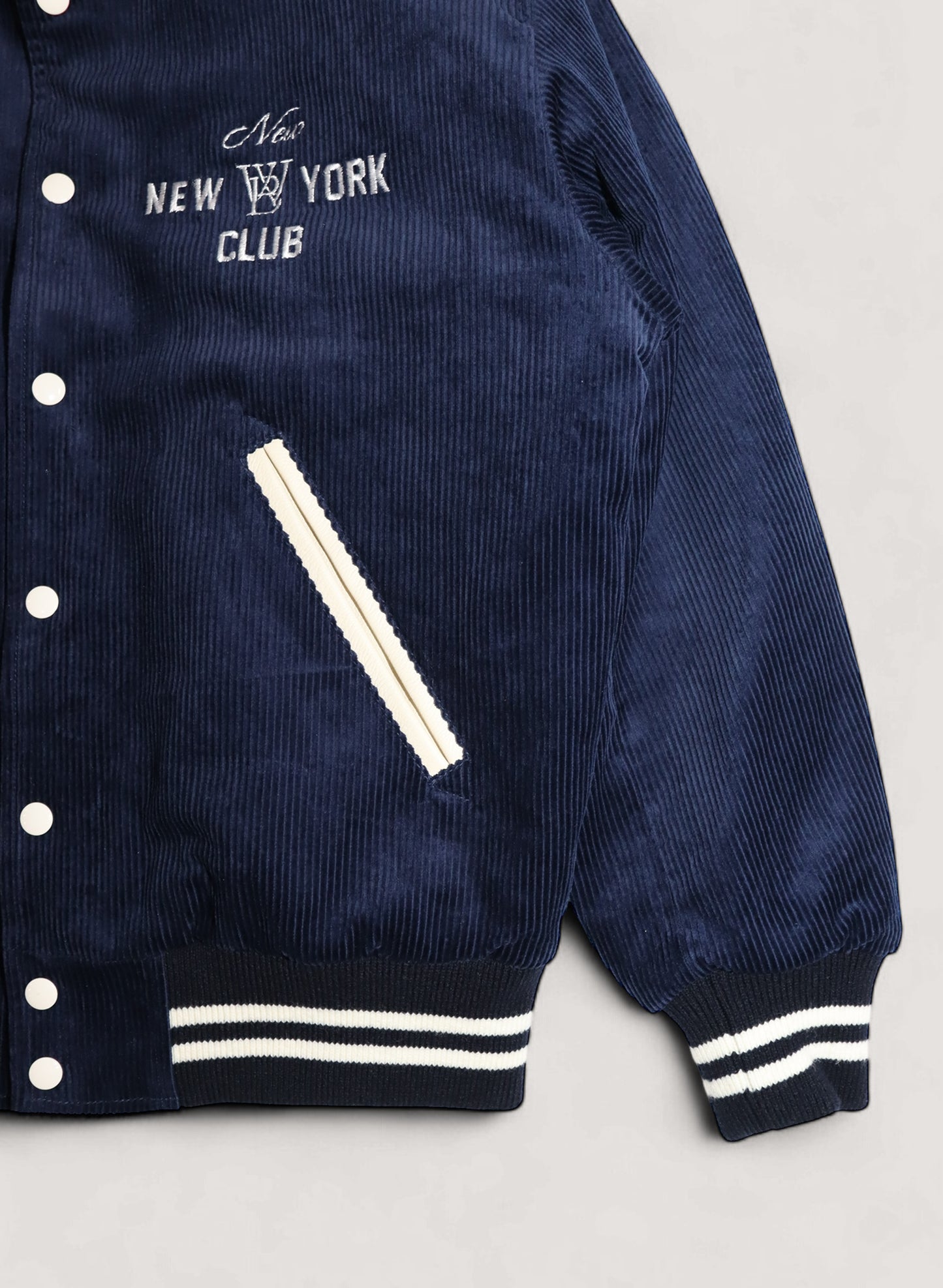 WOODBLOCK × NEW NEW YORK CLUB CORDUROY AWARD JACKET NAVY(WB-24AW-014)