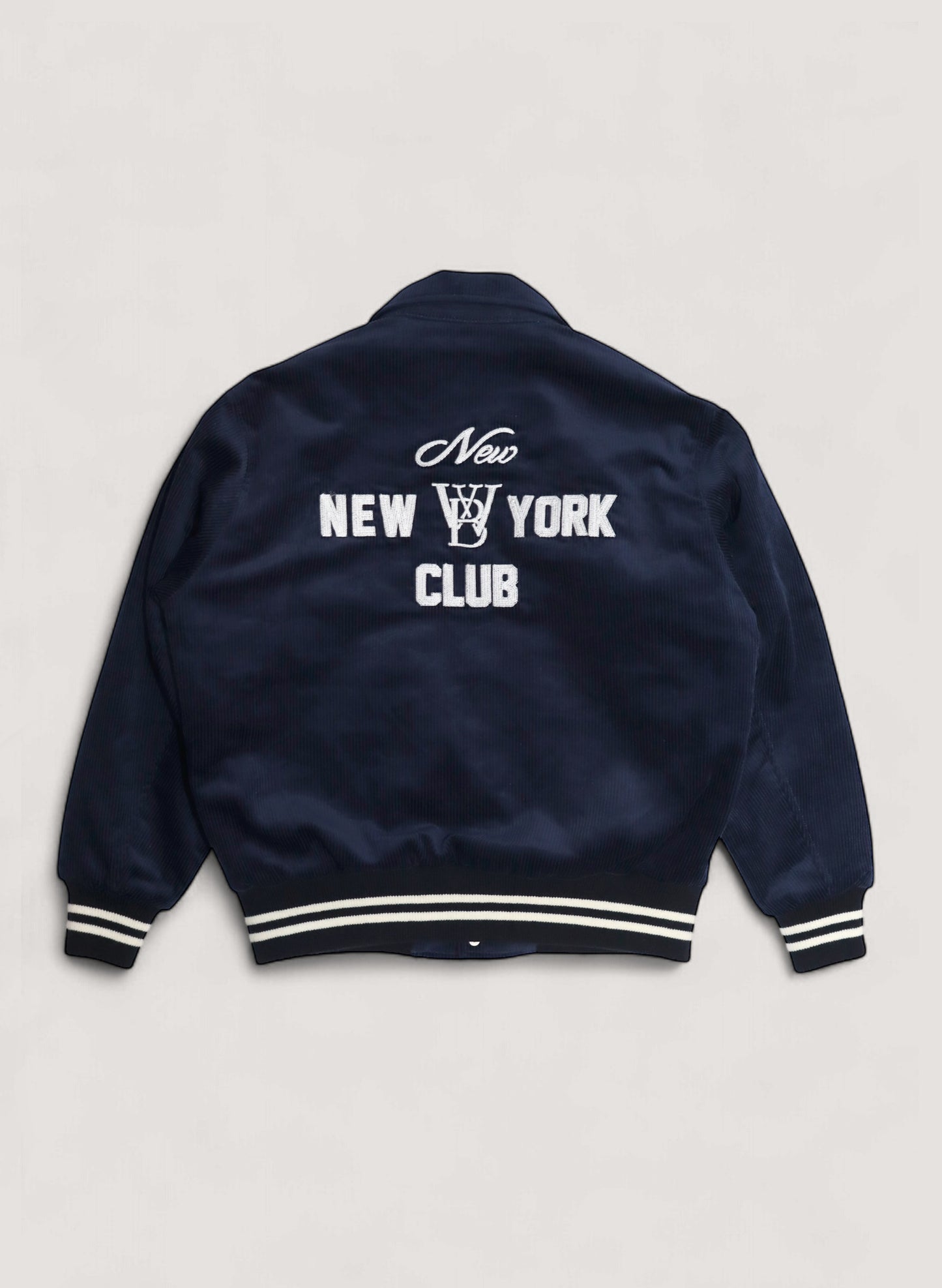 WOODBLOCK × NEW NEW YORK CLUB CORDUROY AWARD JACKET NAVY(WB-24AW-014)