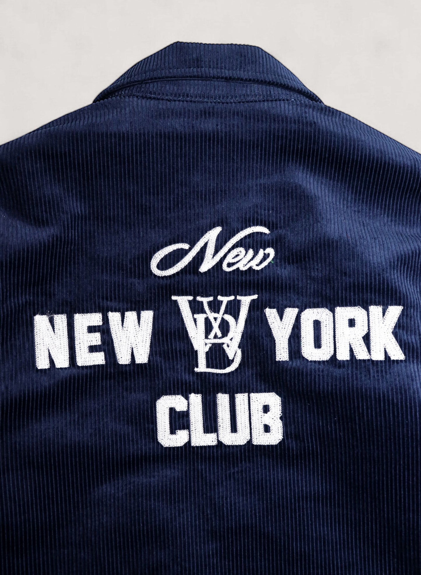 WOODBLOCK × NEW NEW YORK CLUB CORDUROY AWARD JACKET NAVY(WB-24AW-014)