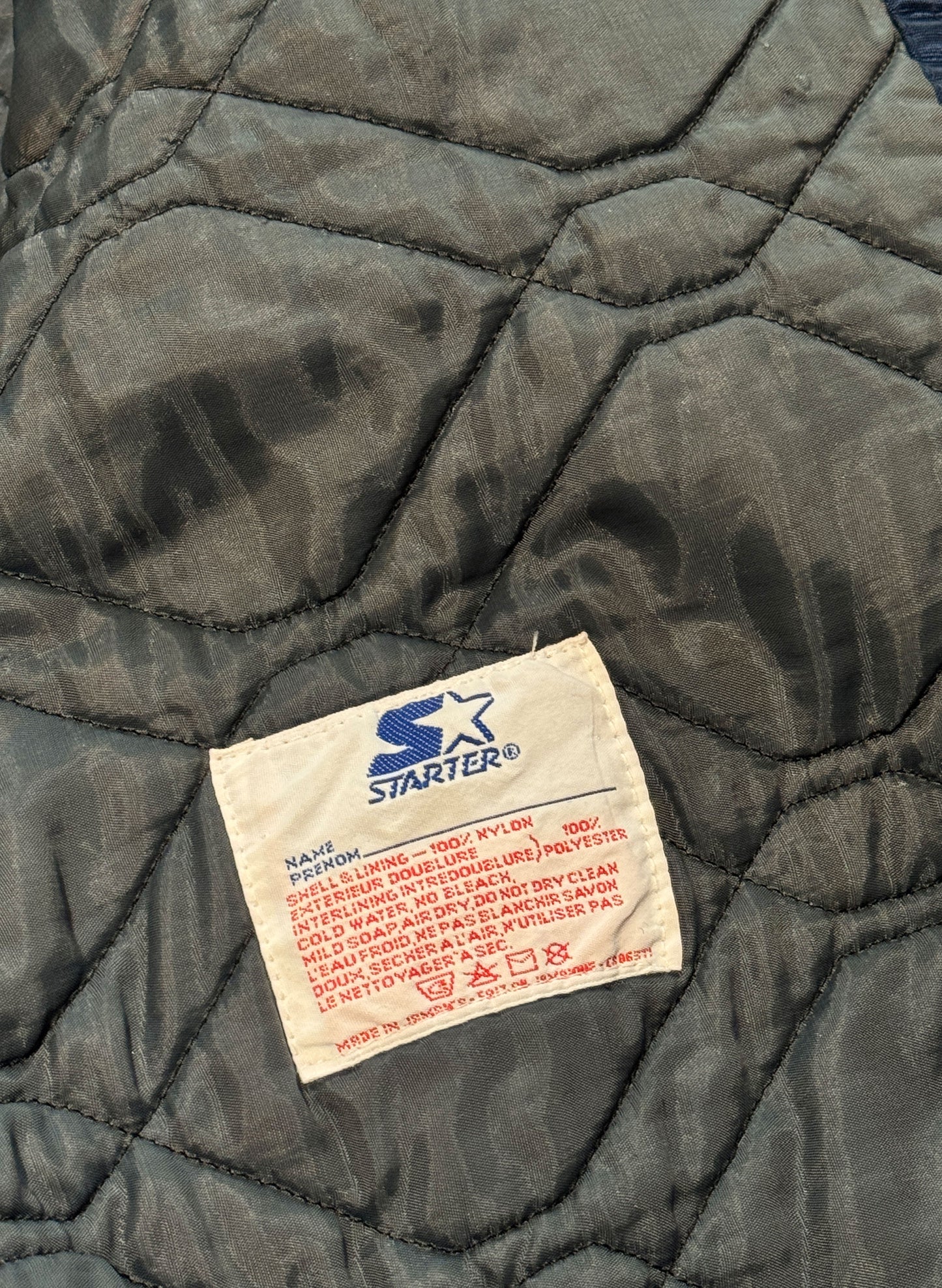 (SUP-508) STARTER NEW YORK YANKEES NYLON STADIUM JACKET - MADE IN JAMAICA