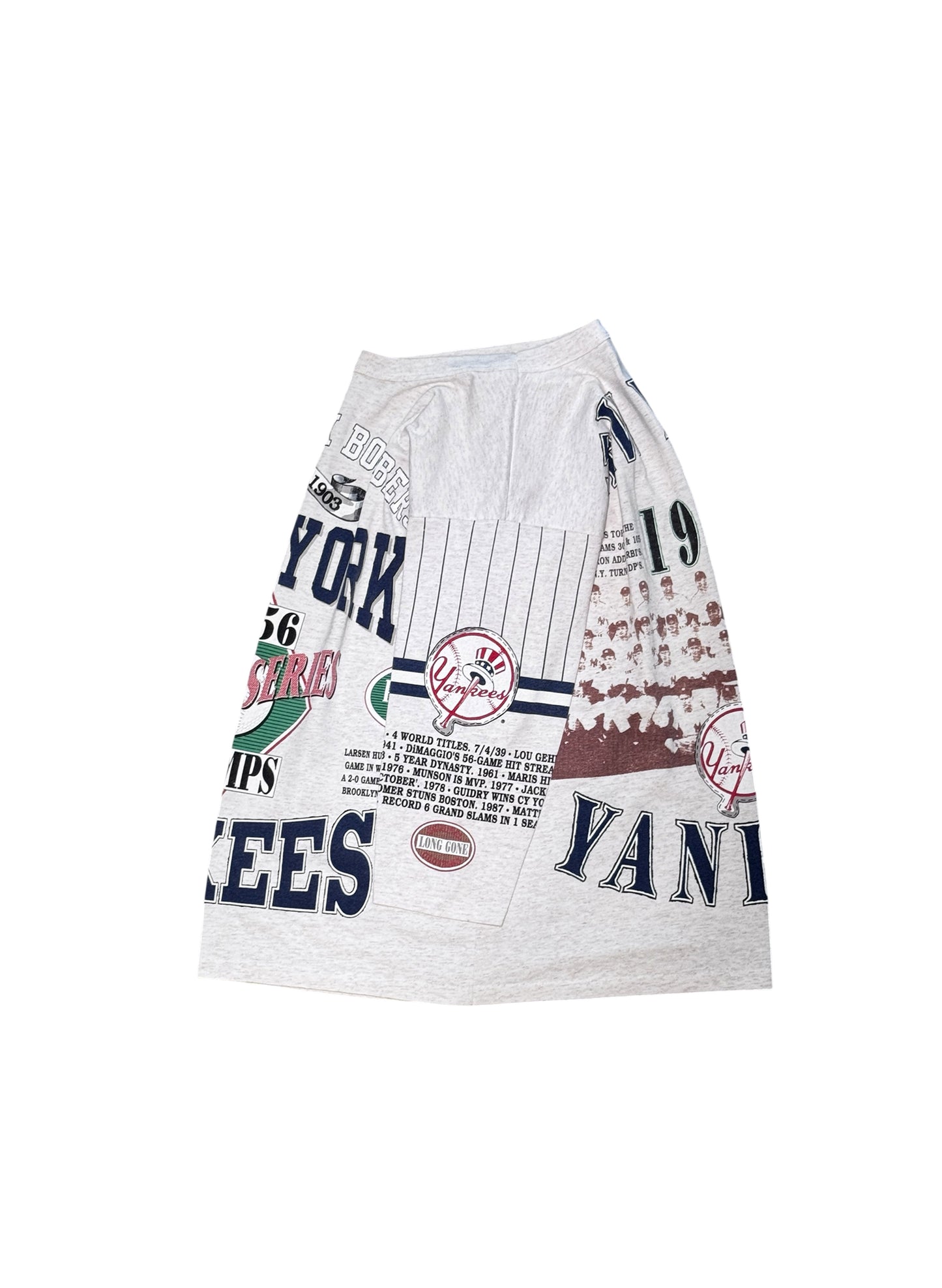 (SUP-753) MLB 1956 NEW YORK YANKEES 3/4 SLEEVE TEE - MADE IN U.S.A.