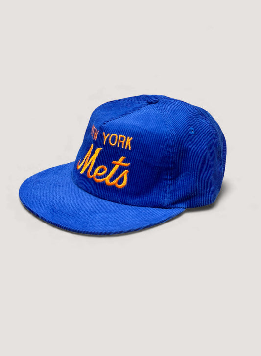 Uncle Jay's Vintage NY METS CORDUROY CAP BLUE/ORANGE (UNCLE-004)
