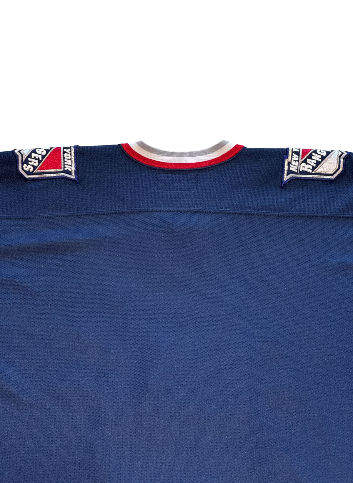 (SUP-794) STARTER NHL NEW YORK RANGERS MESH HOCKEY SHIRT "Lady Liberty" - L