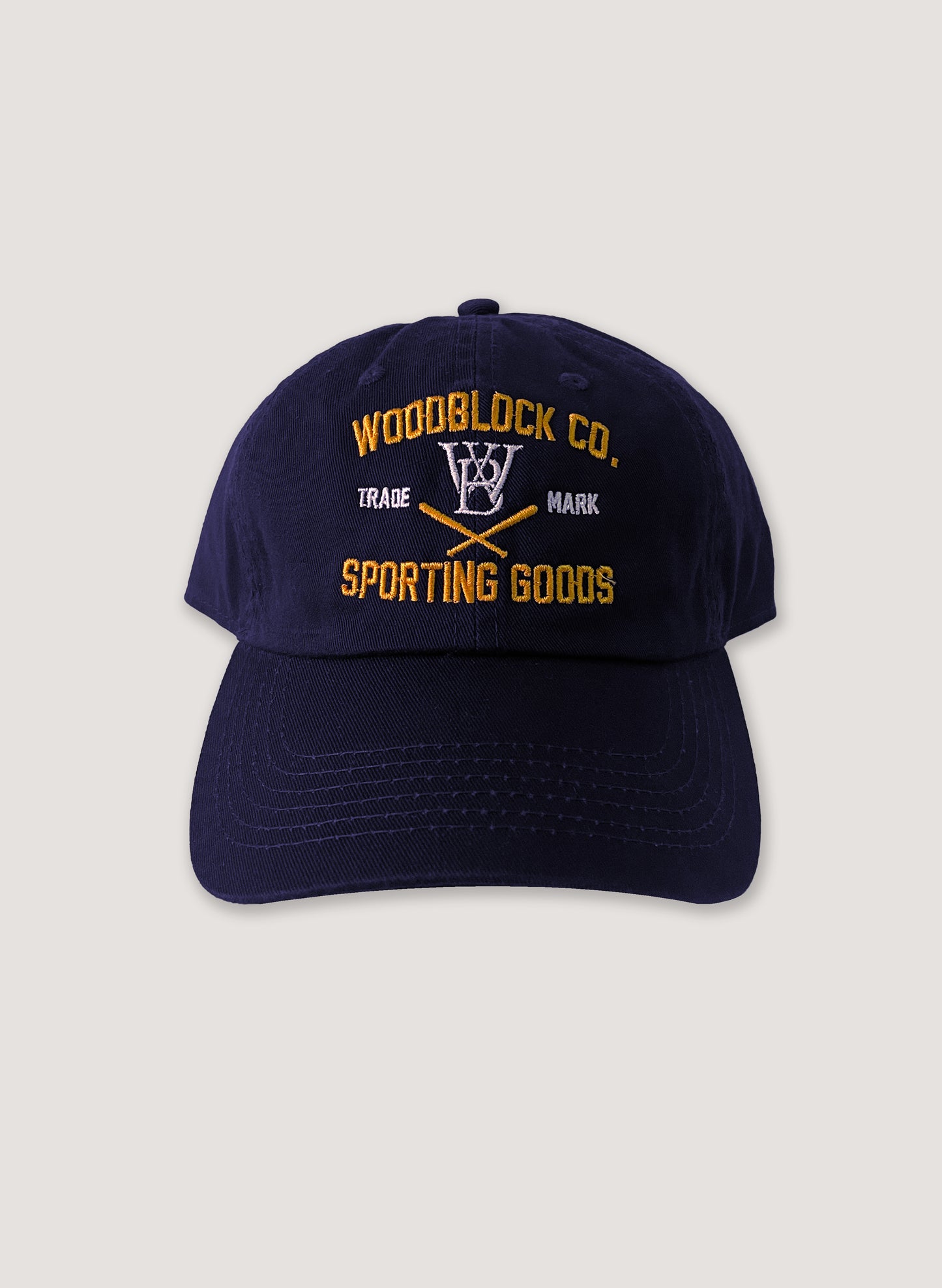 WOODBLOCK SPORTING GOODS CAP(23SS-018-NAVY)