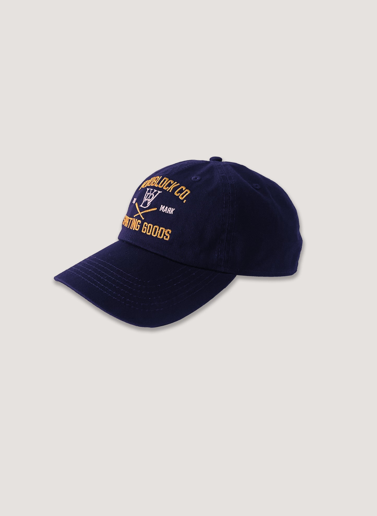 WOODBLOCK SPORTING GOODS CAP(23SS-018-NAVY)