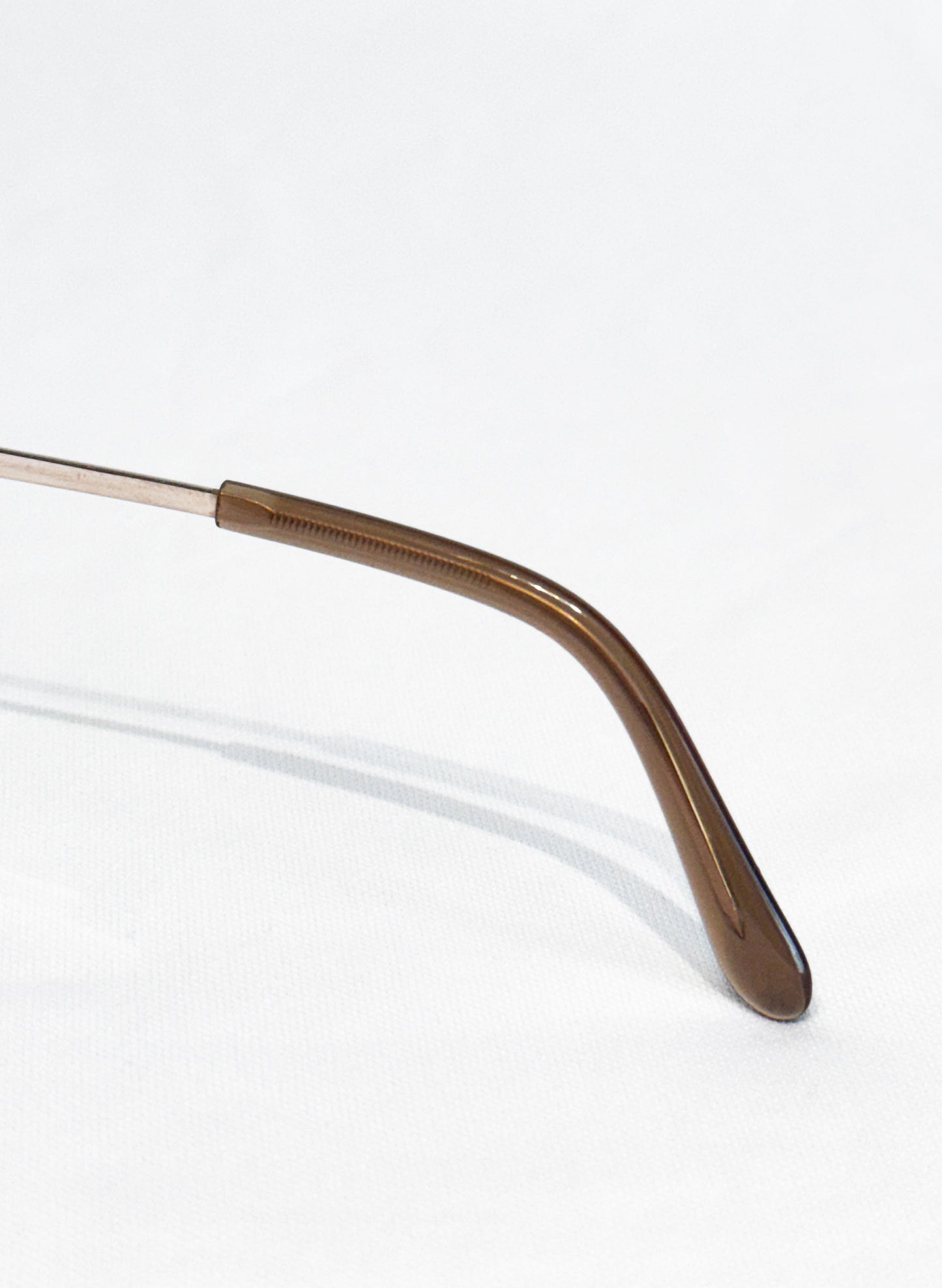 (SUP-765) 90s VINTAGE GOLD FRAME GLASSES - Nikon TITEX（レンズなし）