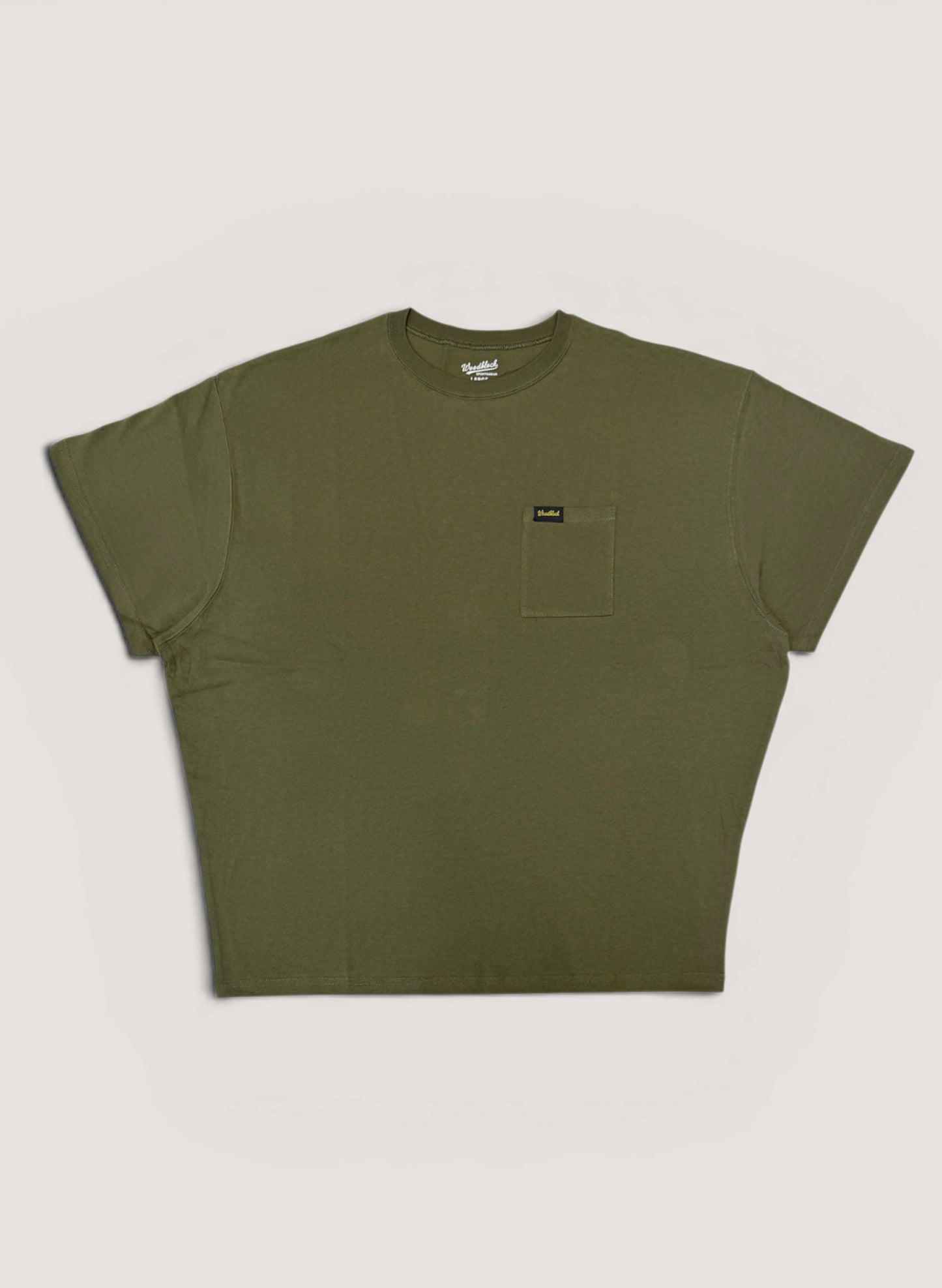 WOODBLOCK x TSUYOSHI YAMANAKA POCKET T-SHIRT OLIVE (WB-26SS-024)