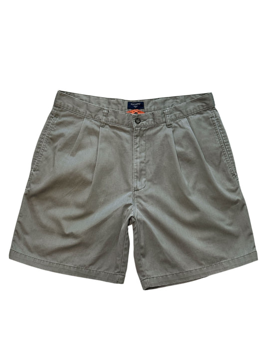 (SUP-727) DOCKERS 2TUCK CHINO SHORTS - OLIVE