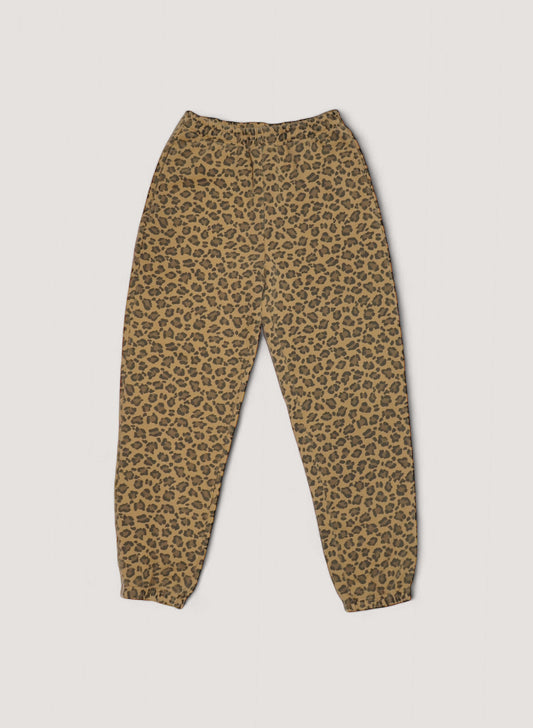 WOODBLOCK LEOPARD SWEAT PANT (WB-24AW-008)