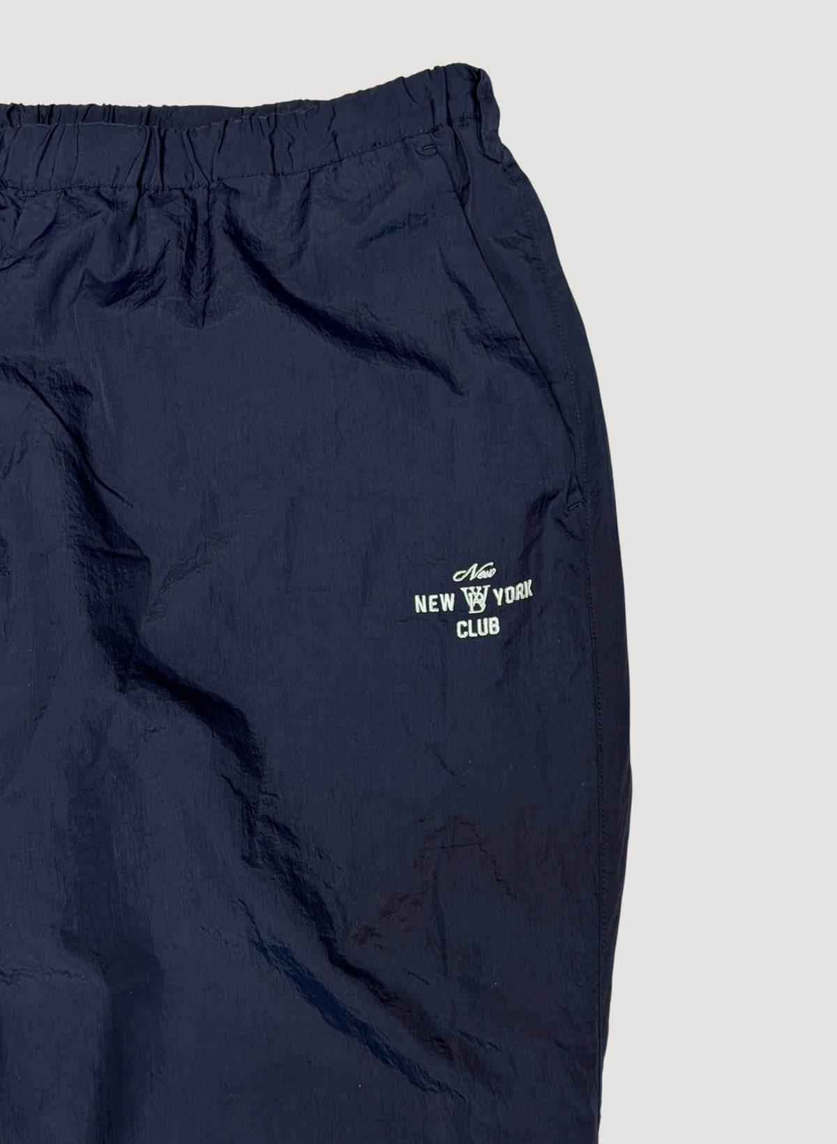 WOODBLOCK x NEW NEW YORK CLUB NYLON PANTS NAVY (WB-26AW-007)
