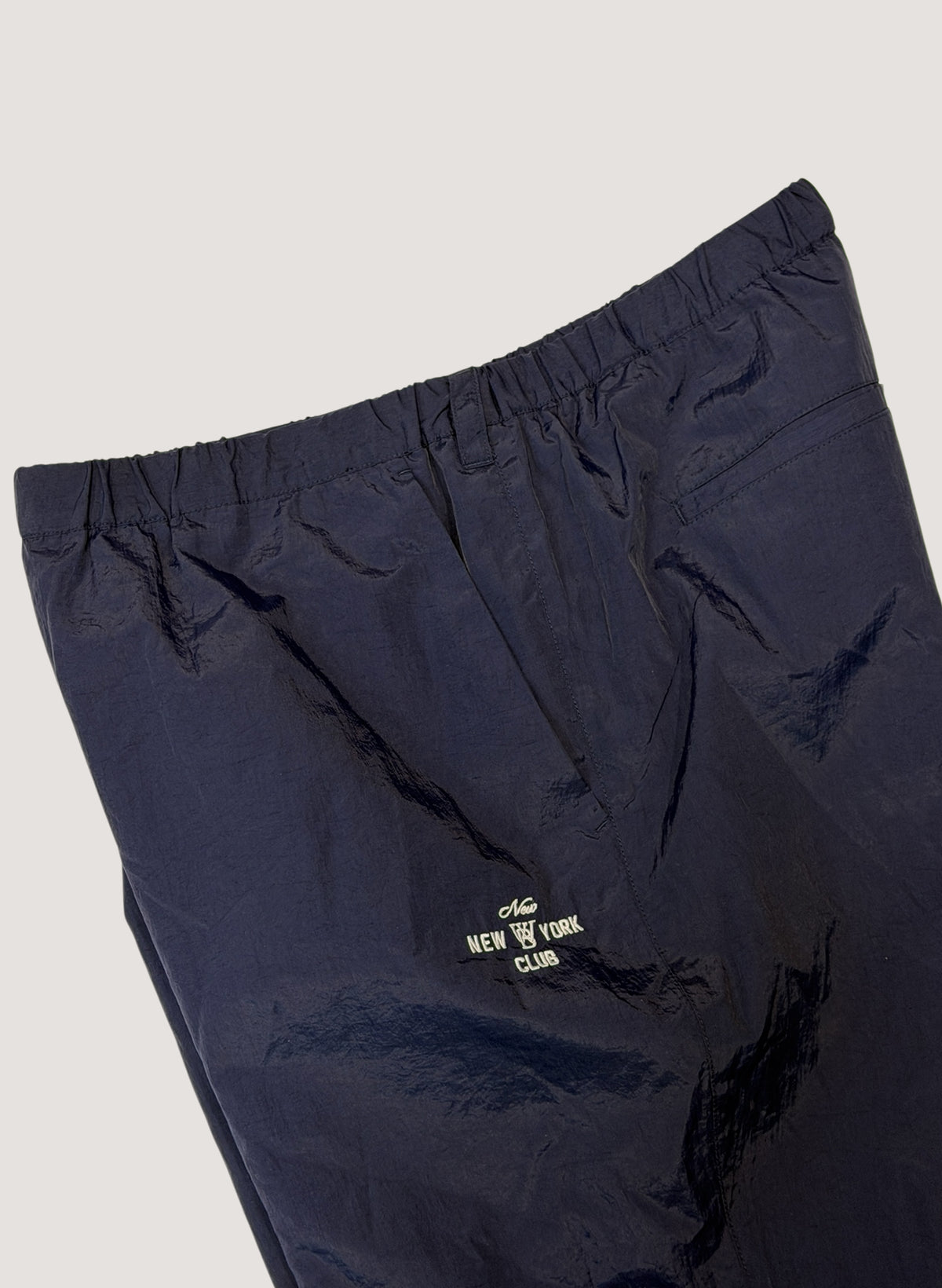 WOODBLOCK x NEW NEW YORK CLUB NYLON PANTS NAVY (WB-26AW-007)