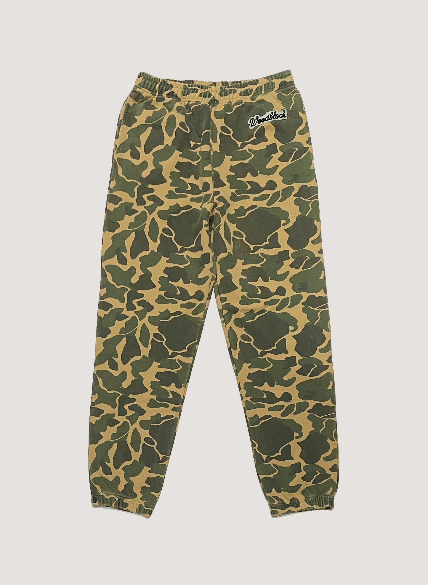 WOODBLOCK CAMO SWEAT PANTS (WB-24SS-023)