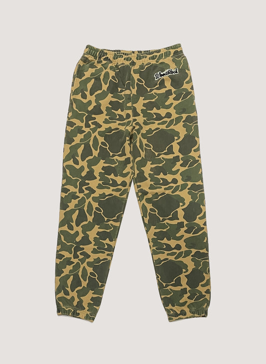 WOODBLOCK CAMO SWEAT PANTS (WB-24SS-023)