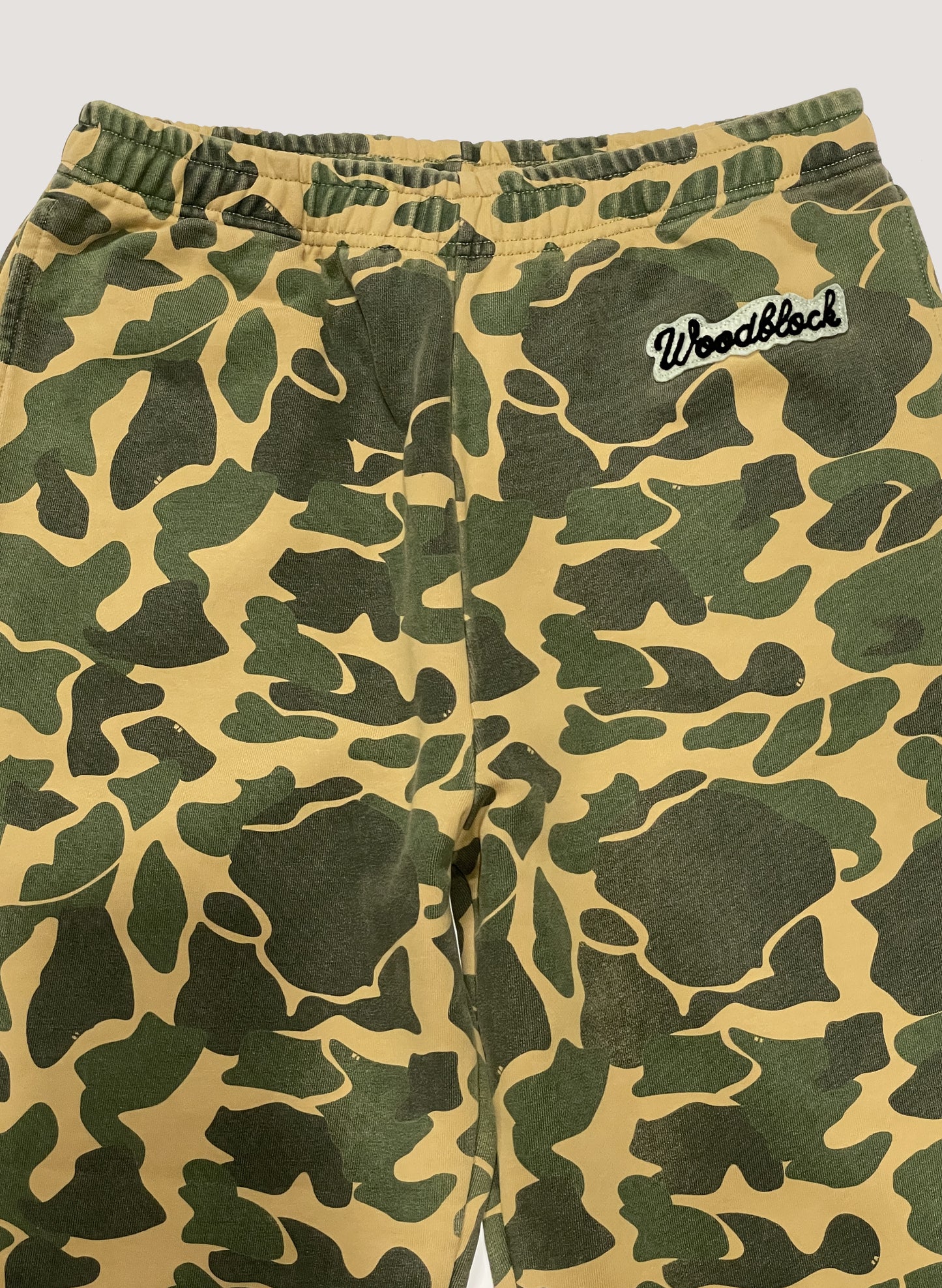 WOODBLOCK CAMO SWEAT PANTS (WB-24SS-023)