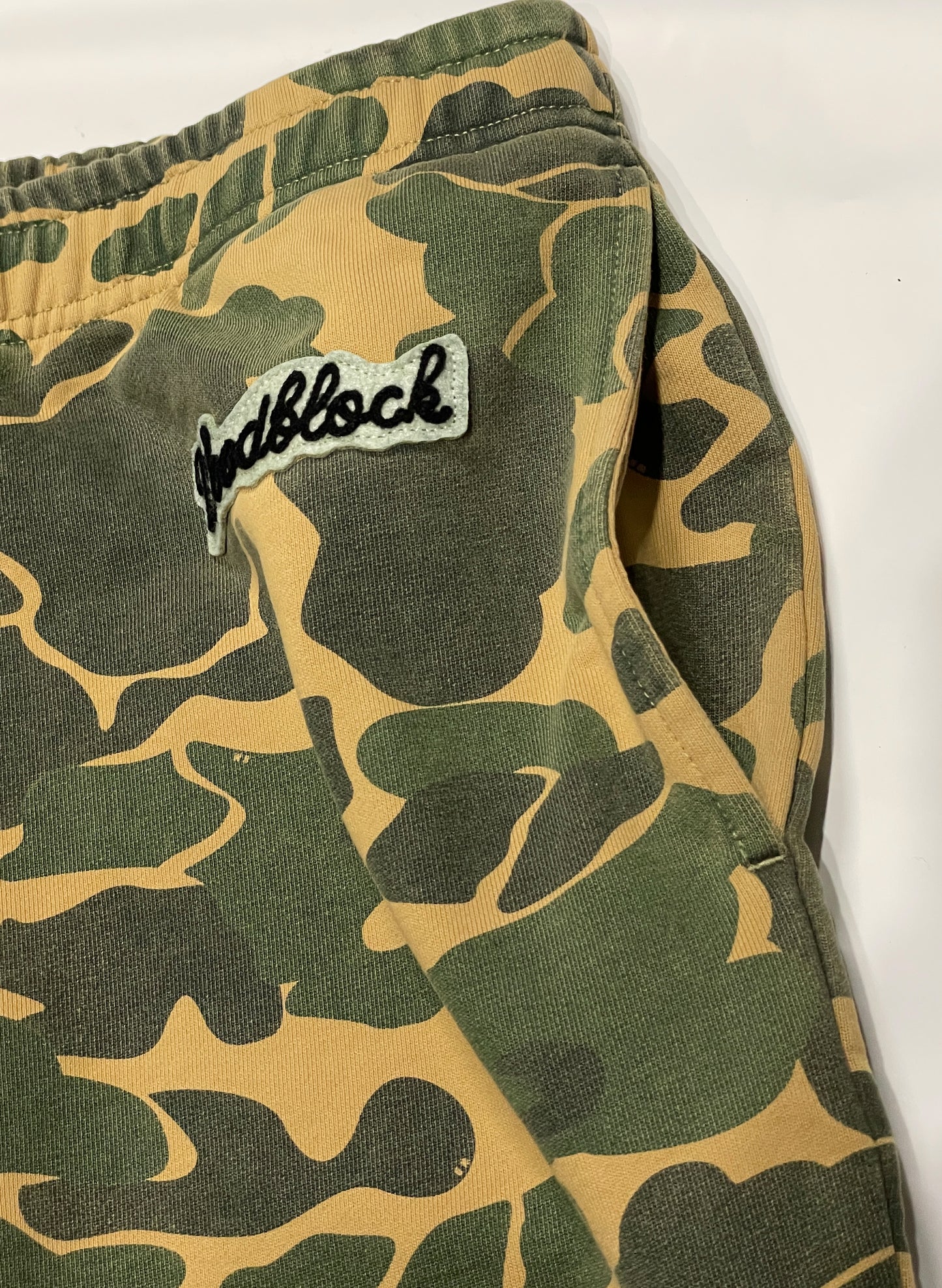 WOODBLOCK CAMO SWEAT PANTS (WB-24SS-023)