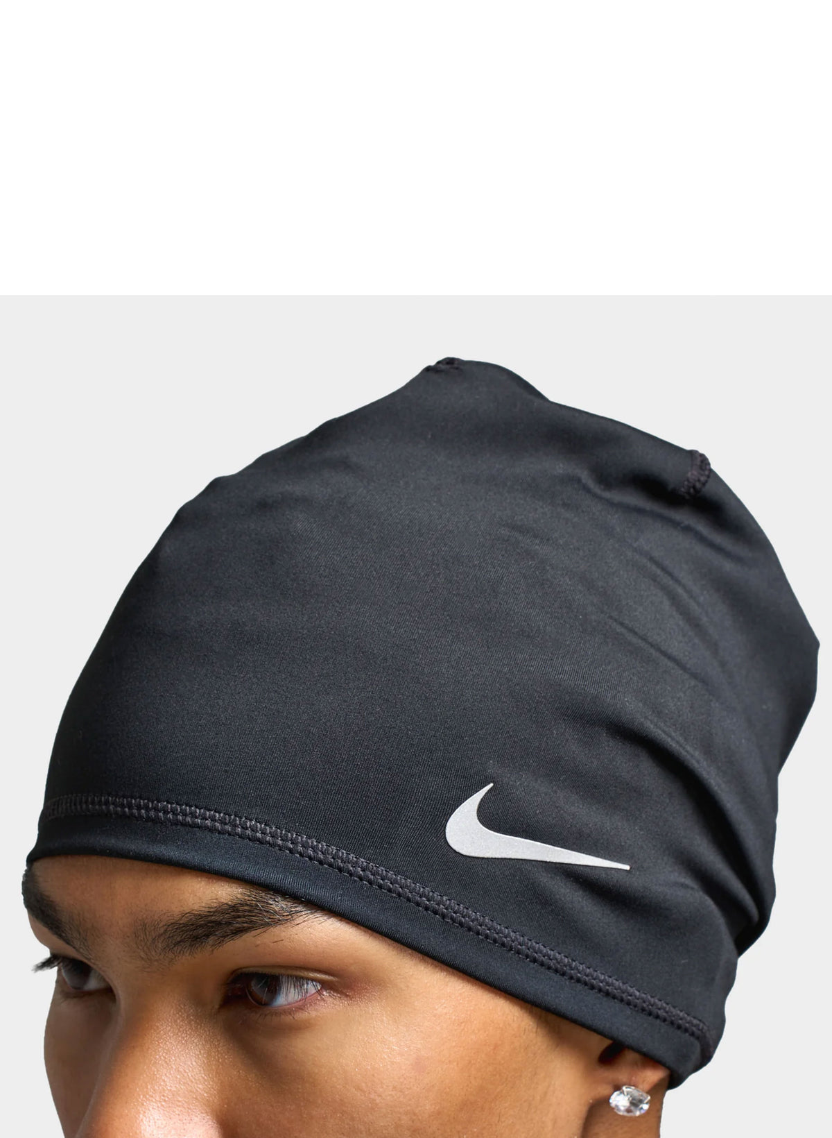 (SUP-878) NIKE DRI-FIT PEAK BEANIE - BLACK
