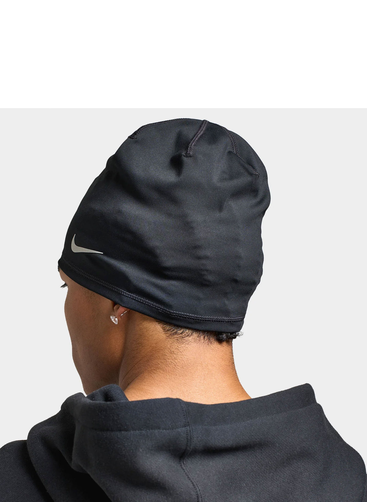 (SUP-878) NIKE DRI-FIT PEAK BEANIE - BLACK