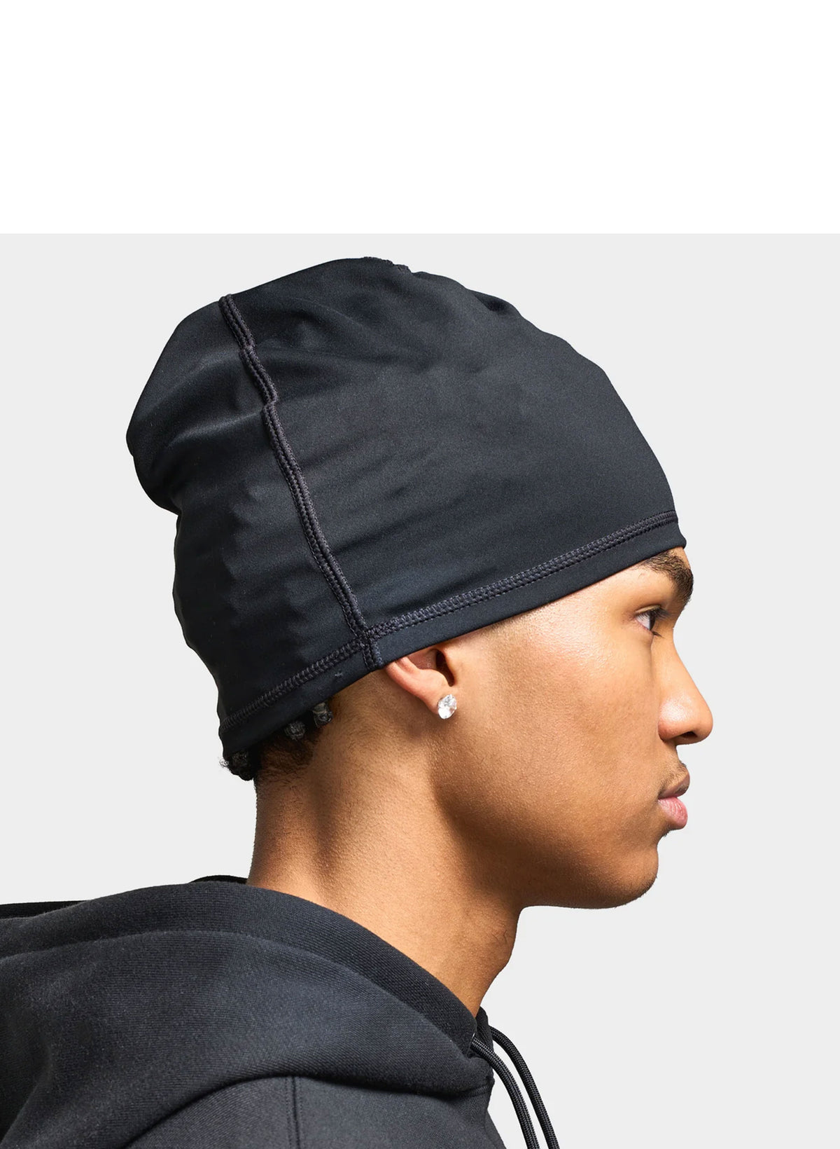 (SUP-878) NIKE DRI-FIT PEAK BEANIE - BLACK