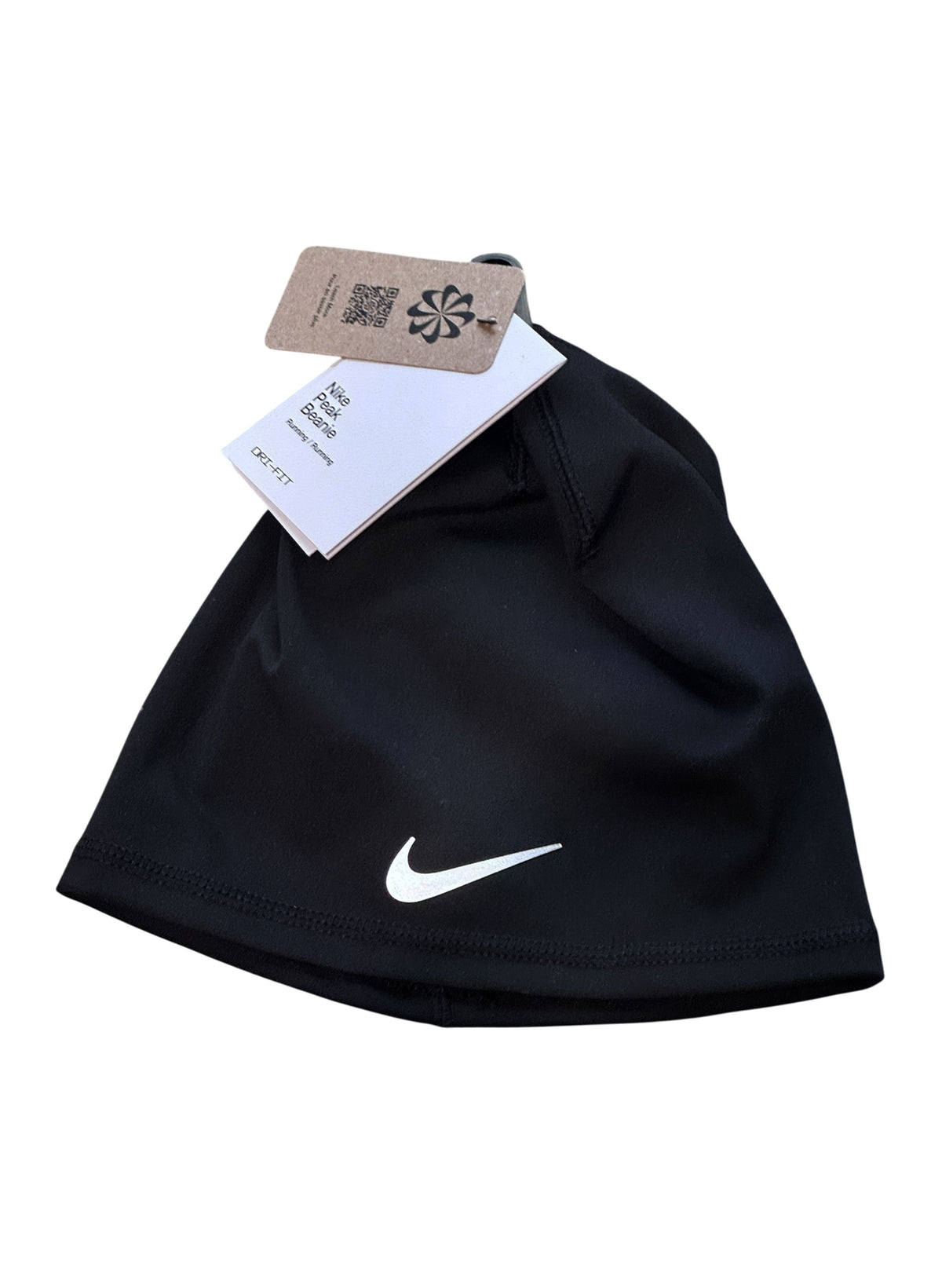 (SUP-878) NIKE DRI-FIT PEAK BEANIE - BLACK